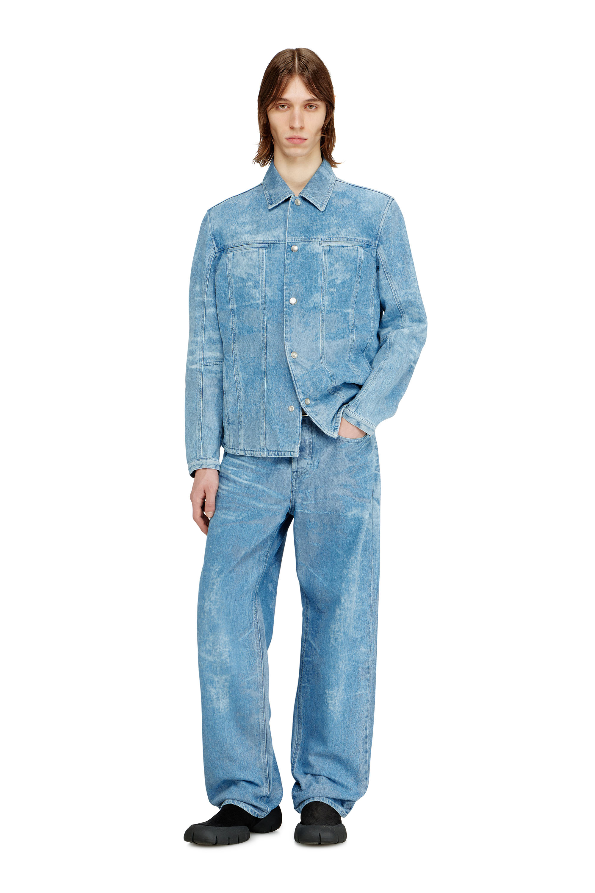 Diesel - Male's Relaxed Jeans 2001 D-Macro 09P23, ライトブルー - 1