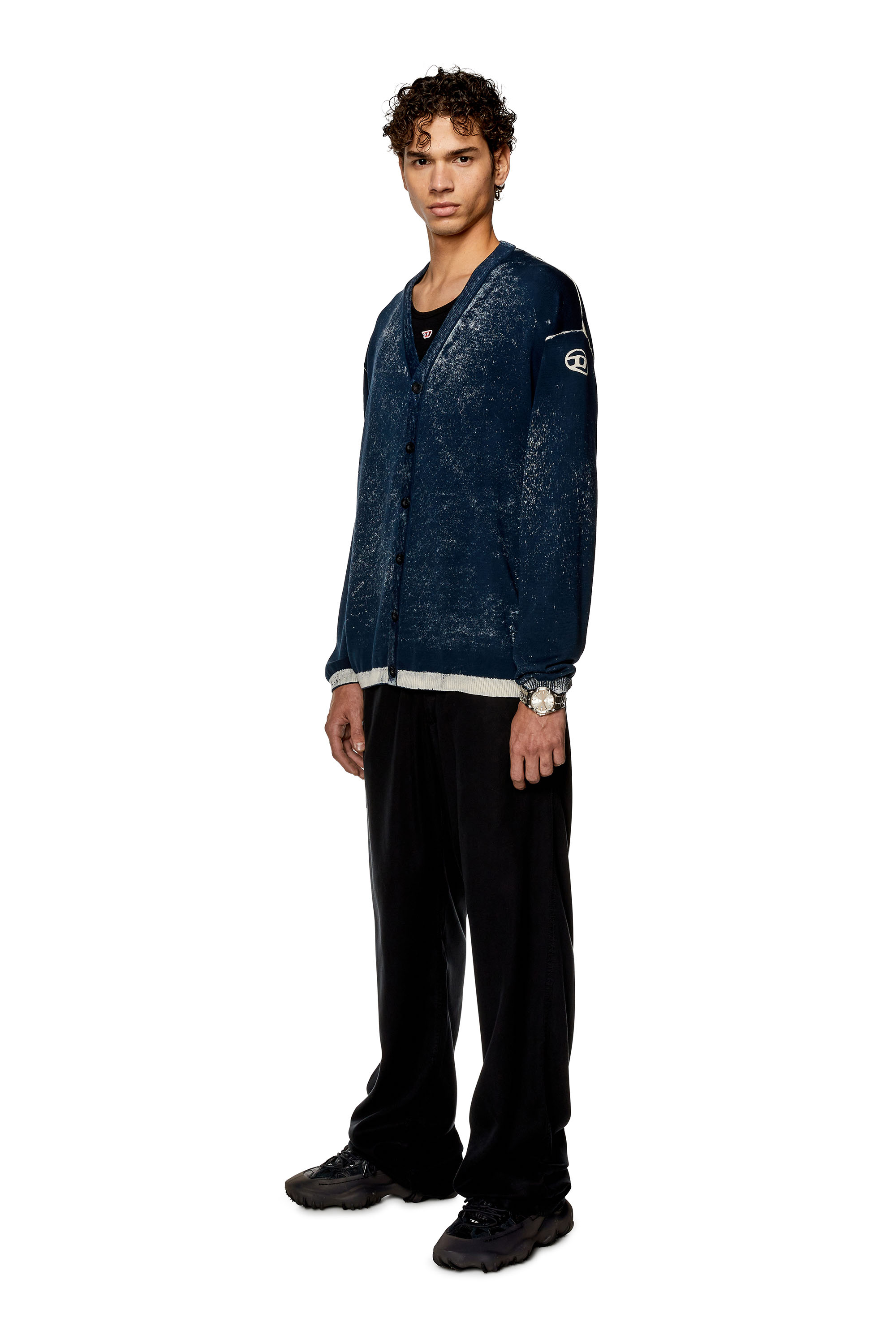 Diesel - K-LARENCE-CARDIGAN-B, ブルー - Image 2