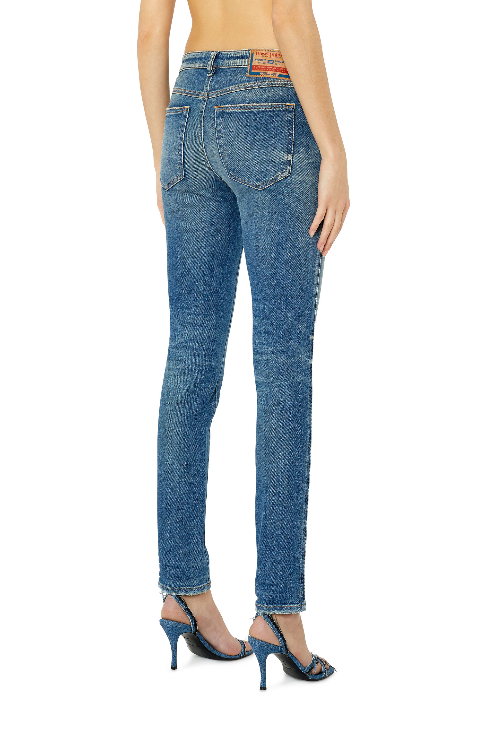 Diesel - Skinny Jeans 2015 Babhila 09E88, ミディアムブルー - Image 2