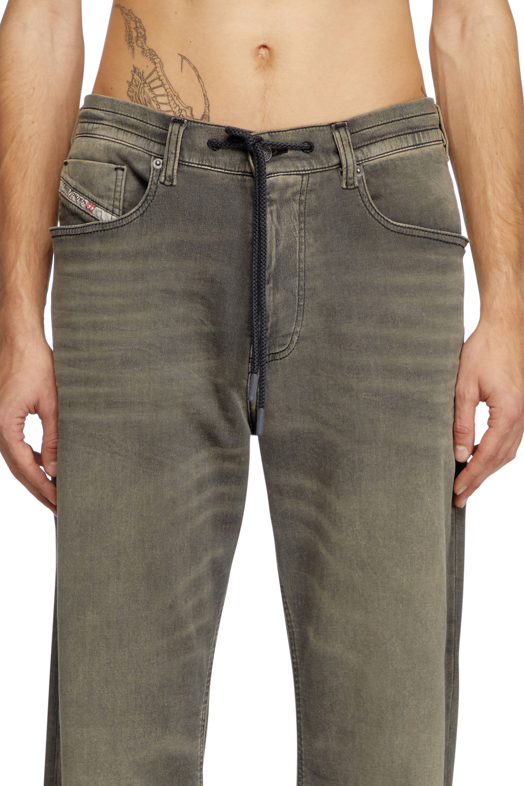 Diesel - Male's Relaxed 2080 D-Reel Joggjeans® 068PD, ライトグレー - 5
