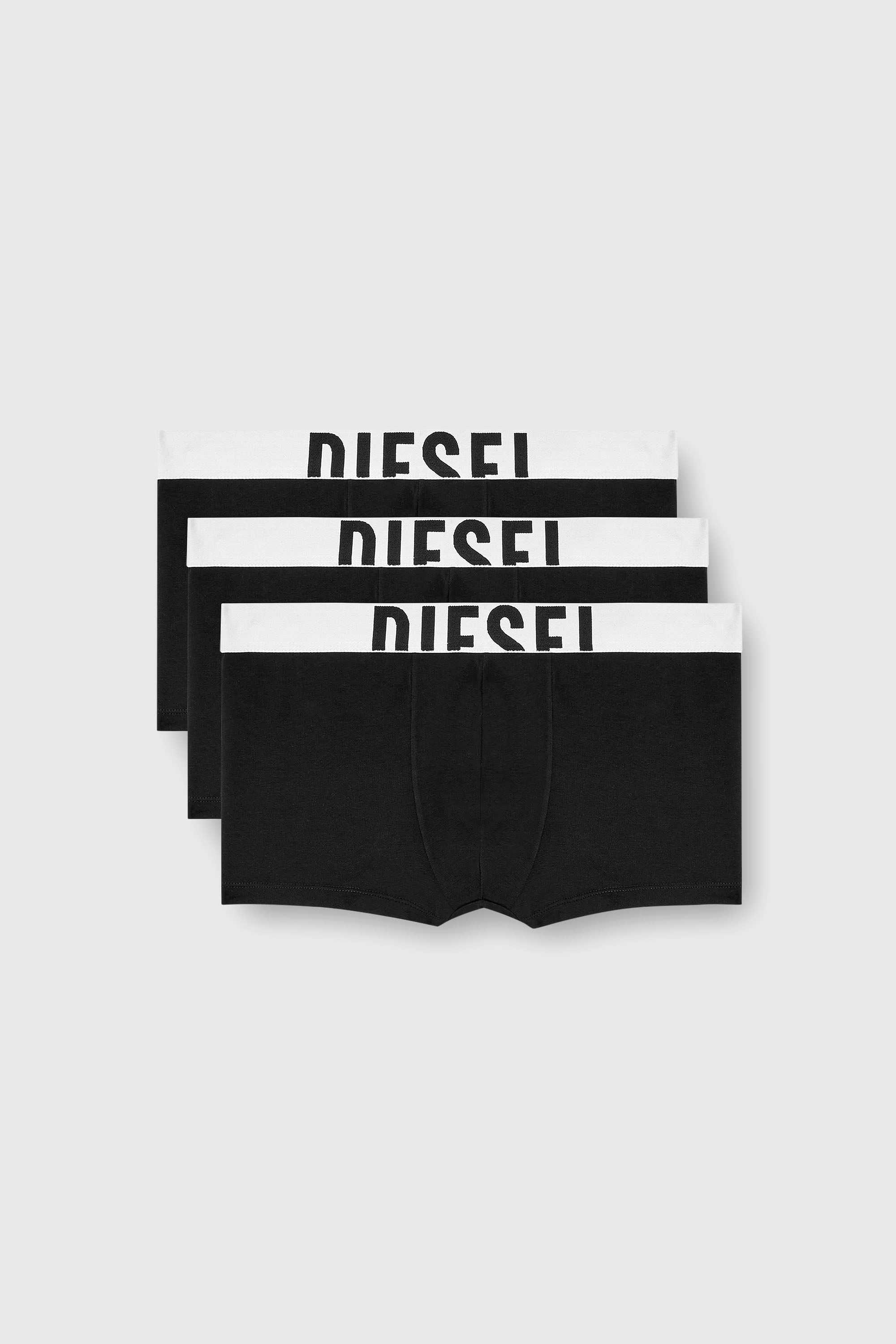 Diesel - DAMIEN-D-POP-3PACK-40, Male's ボクサーパンツ3枚パック in ブラック - 2
