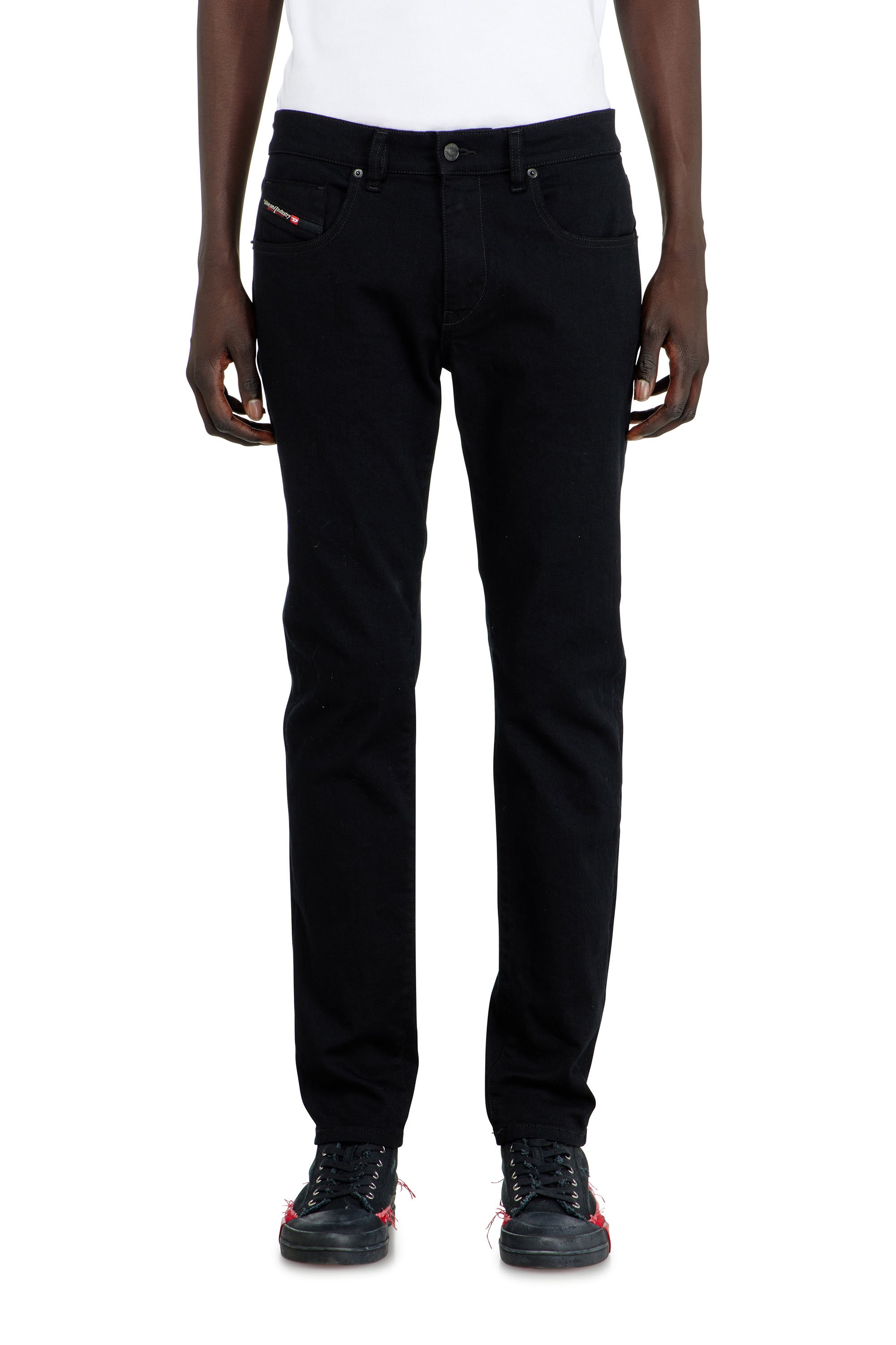 Diesel - Male's Slim Jeans 2019 D-Strukt 069YP, ブラック/ダークグレー - 4