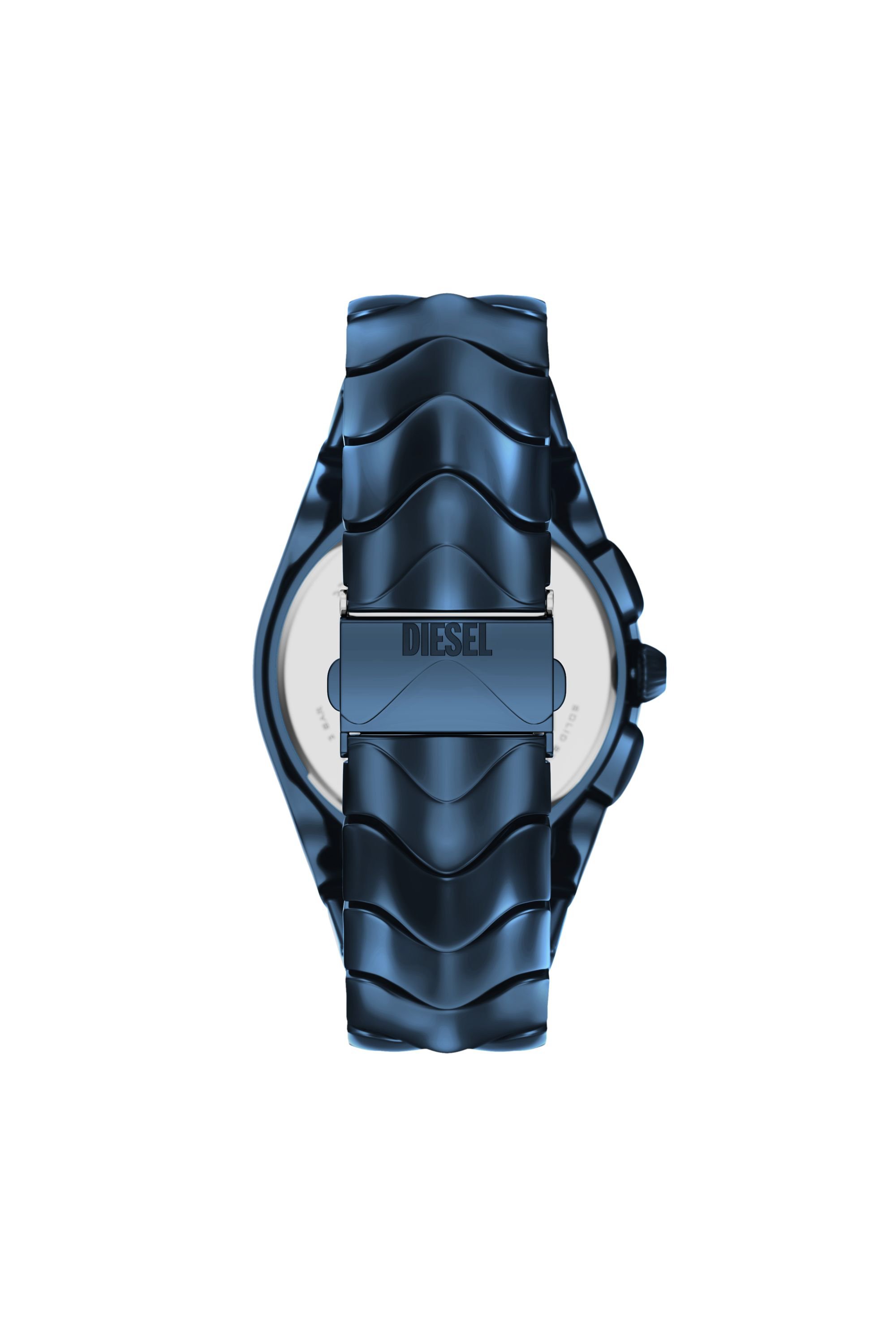Diesel - DZ4704 WATCH, Male's Mercurial Chronograph Blue Stainless Steel Watch in ブラック/ブルー - 2
