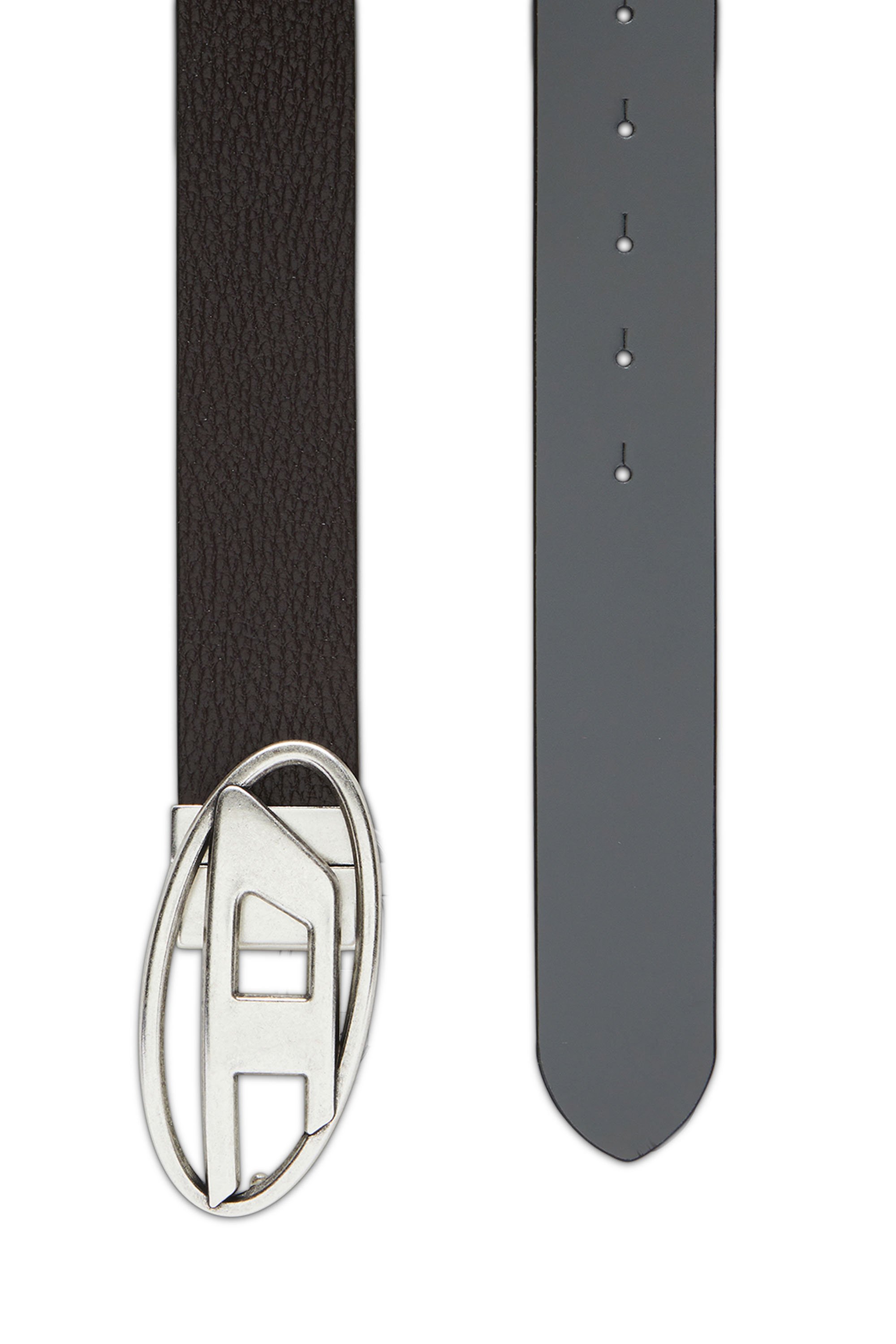Diesel - B-1DR REV II, Male's Reversible leather belt in ダークブラウン - 2
