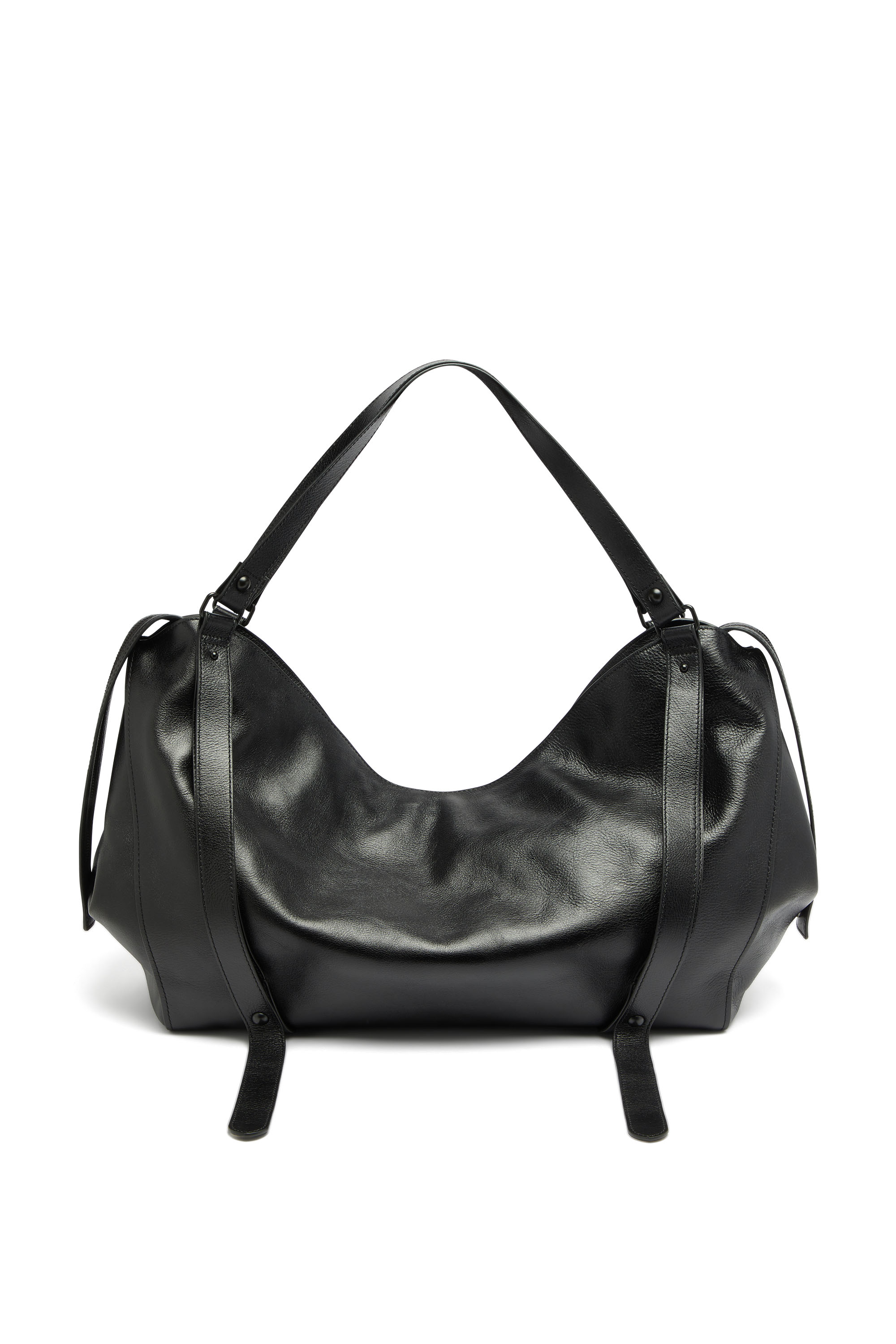 Diesel - D-ONE DUFFLE 48H, Unisex's D-One-Duffle bag in leather in ブラック - 3