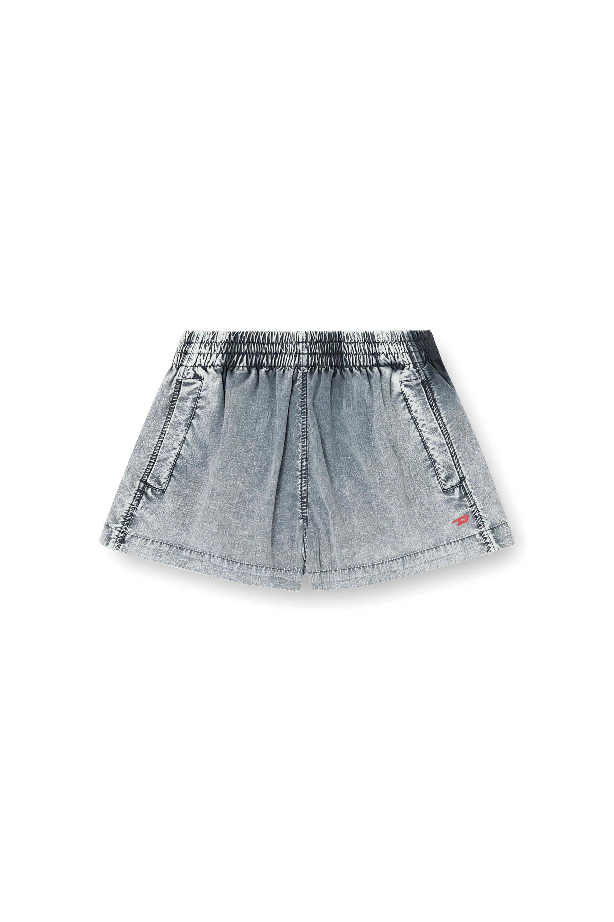 Diesel - S-OUND, Female's Boxer shorts in treated Taslan in ライトブルー - 3