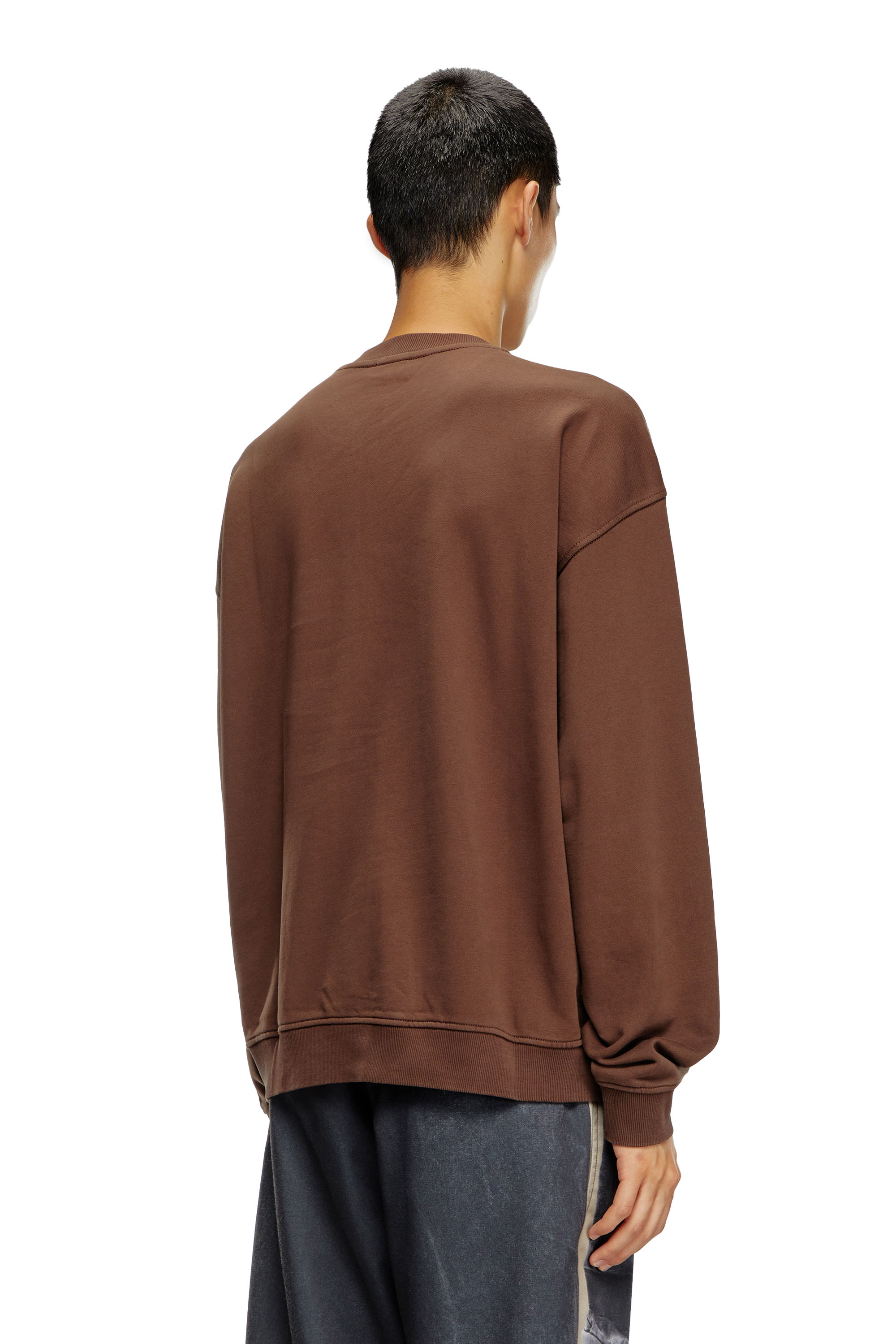 S-BOXT-N5 スウェット｜ブラウン｜メンズ｜DIESEL