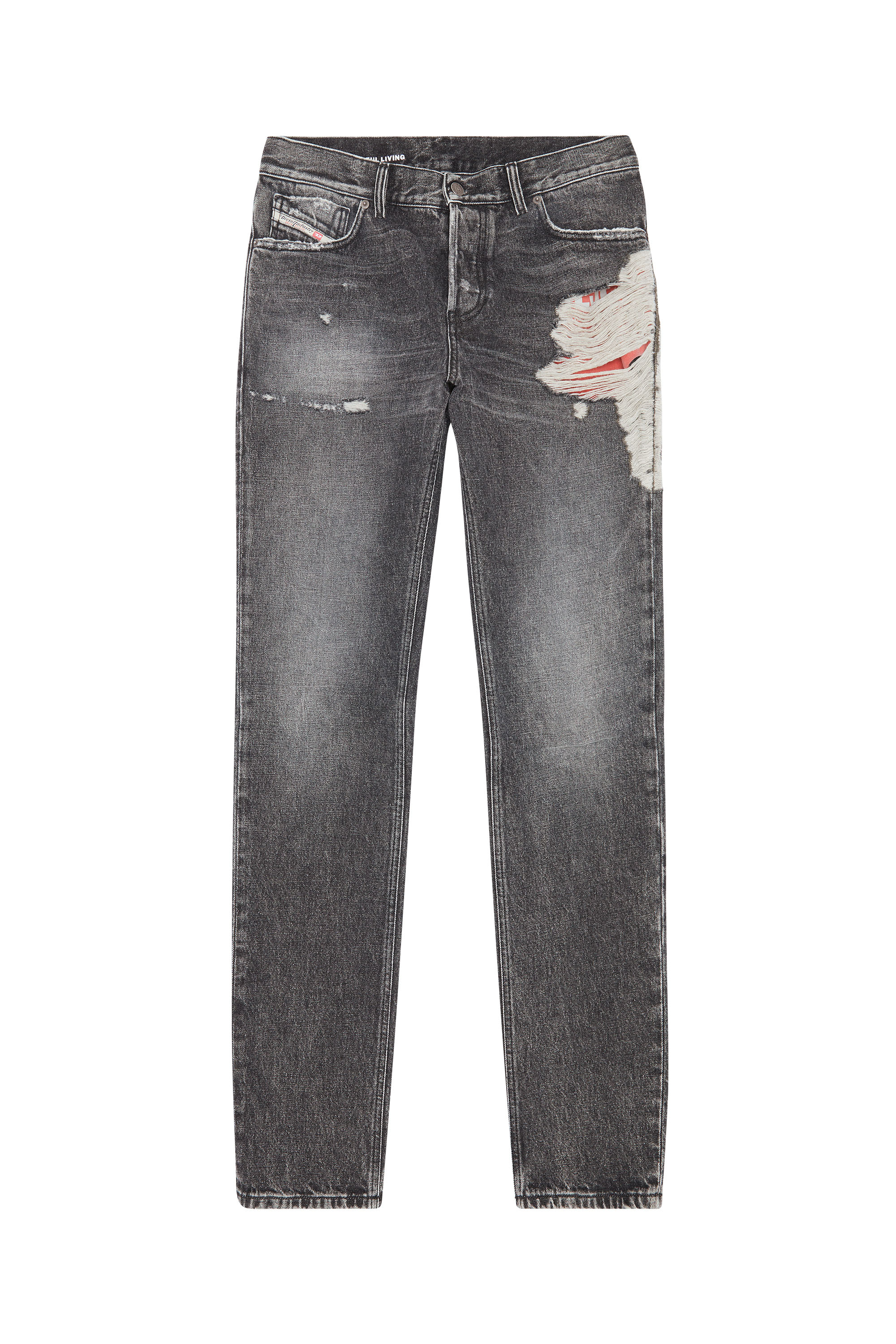 Diesel - Straight Jeans 1995 D-Sark 007S1, ブラック/ダークグレー - Image 3