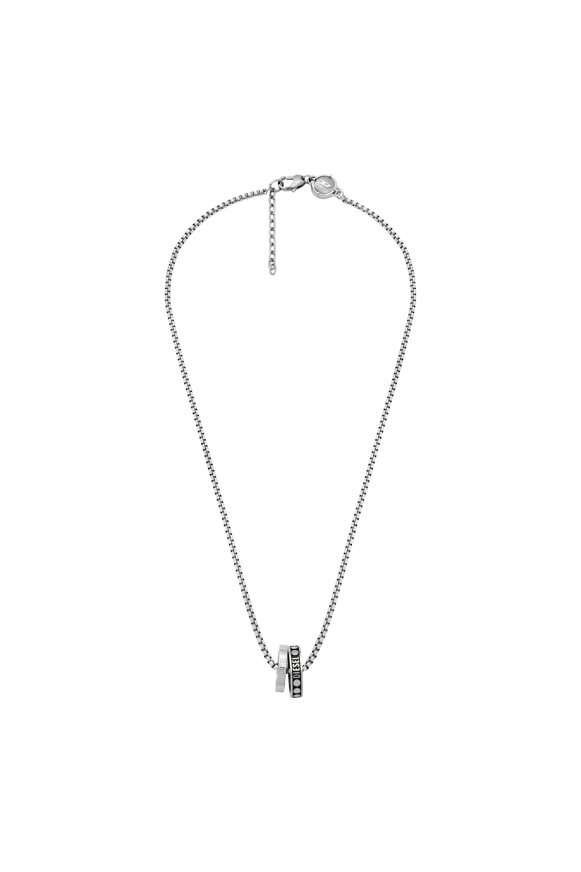 Diesel - DX1168, Male's ジュエリー ネックレス in シルバー - 1