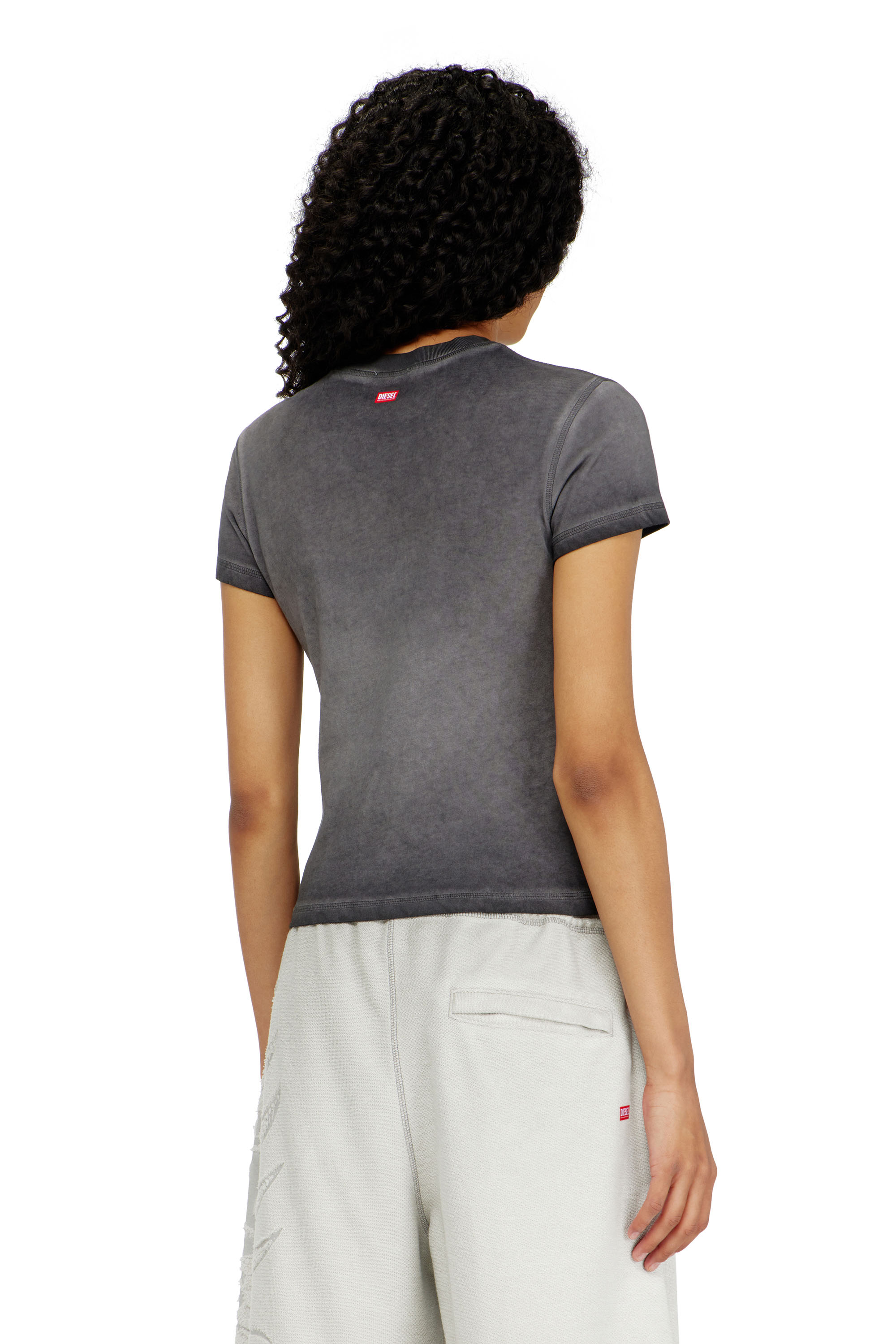Diesel - T-ILA-AA7, Female's Tシャツ in ダークグレー - 2