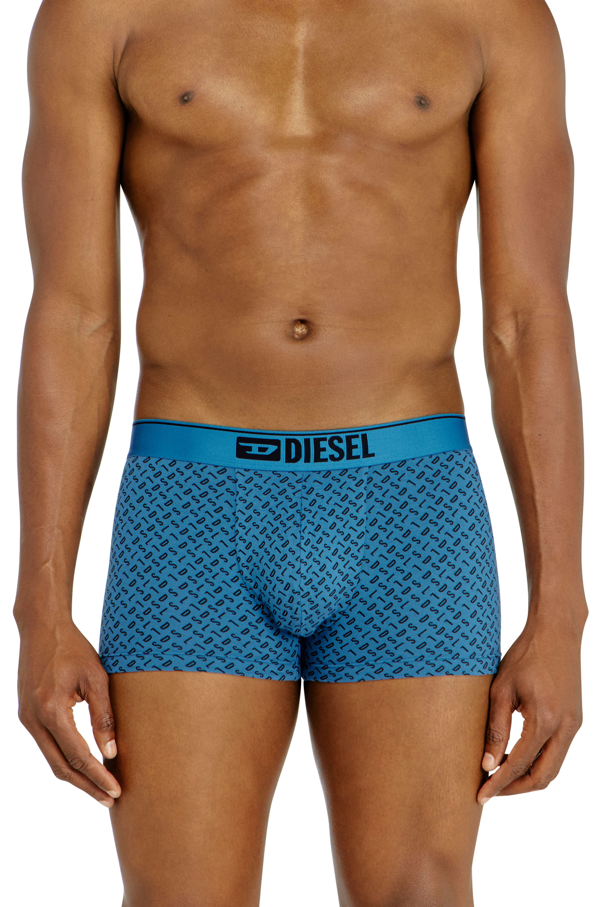 Diesel - DAMIEN-D-BOX-3PACK, Male's ボクサーパンツ 3枚パック in ブルー - 2
