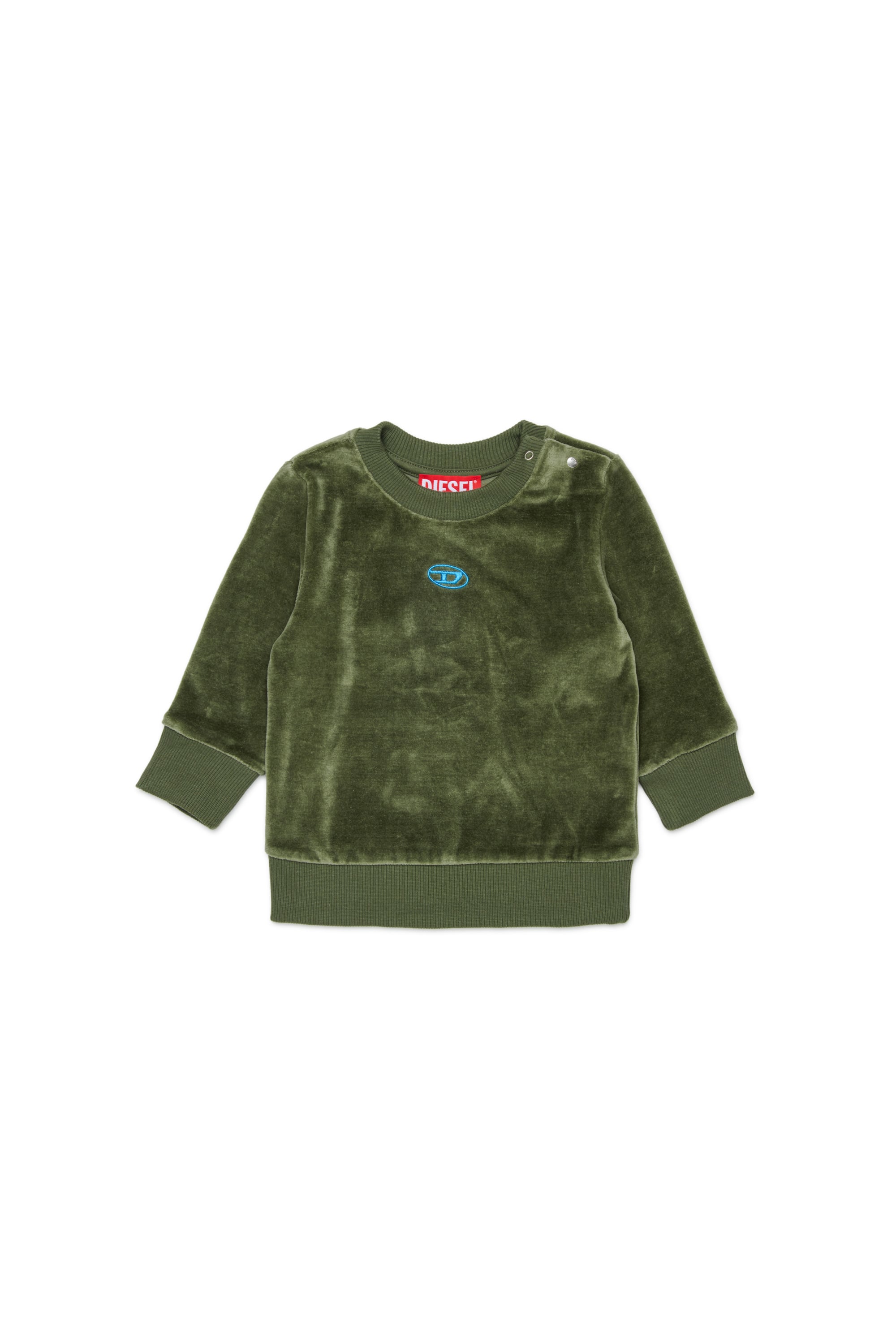 Diesel - SHENIB, Male's スウェット in グリーン - 1