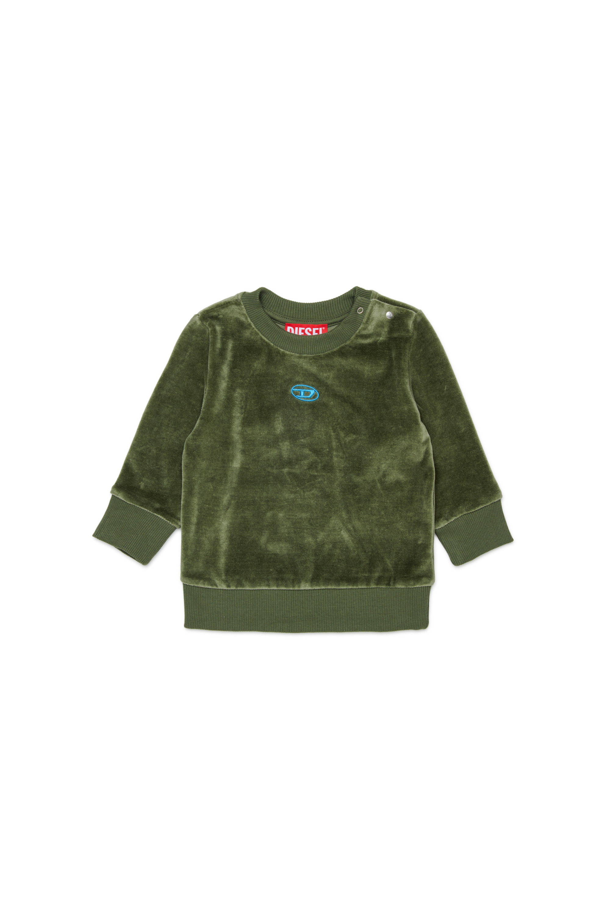 Diesel - SHENIB, Male's スウェット in グリーン - 1