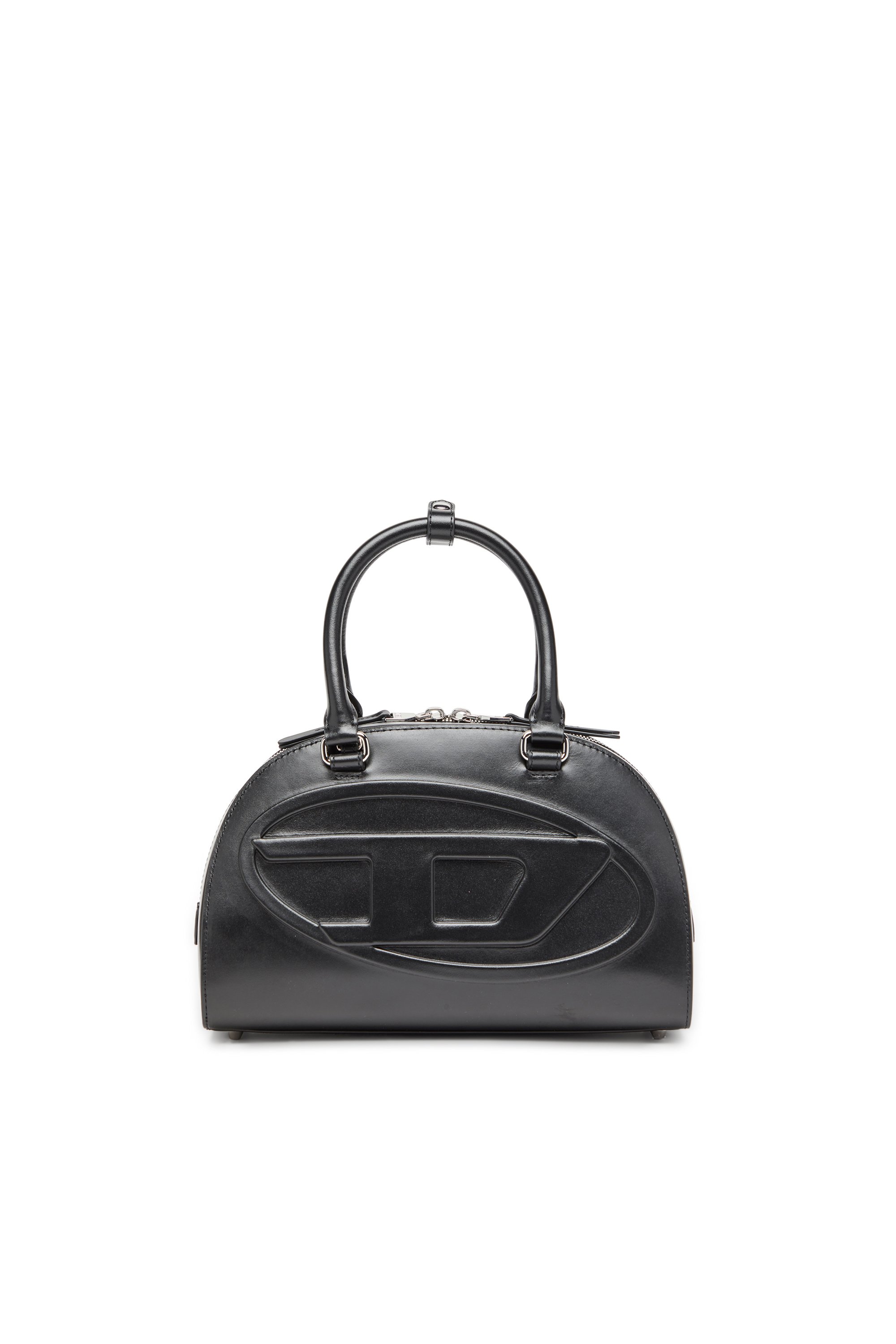 Diesel - 1DR DOME TOP HANDLE, Female's Leather bowling bag in ブラック - 1