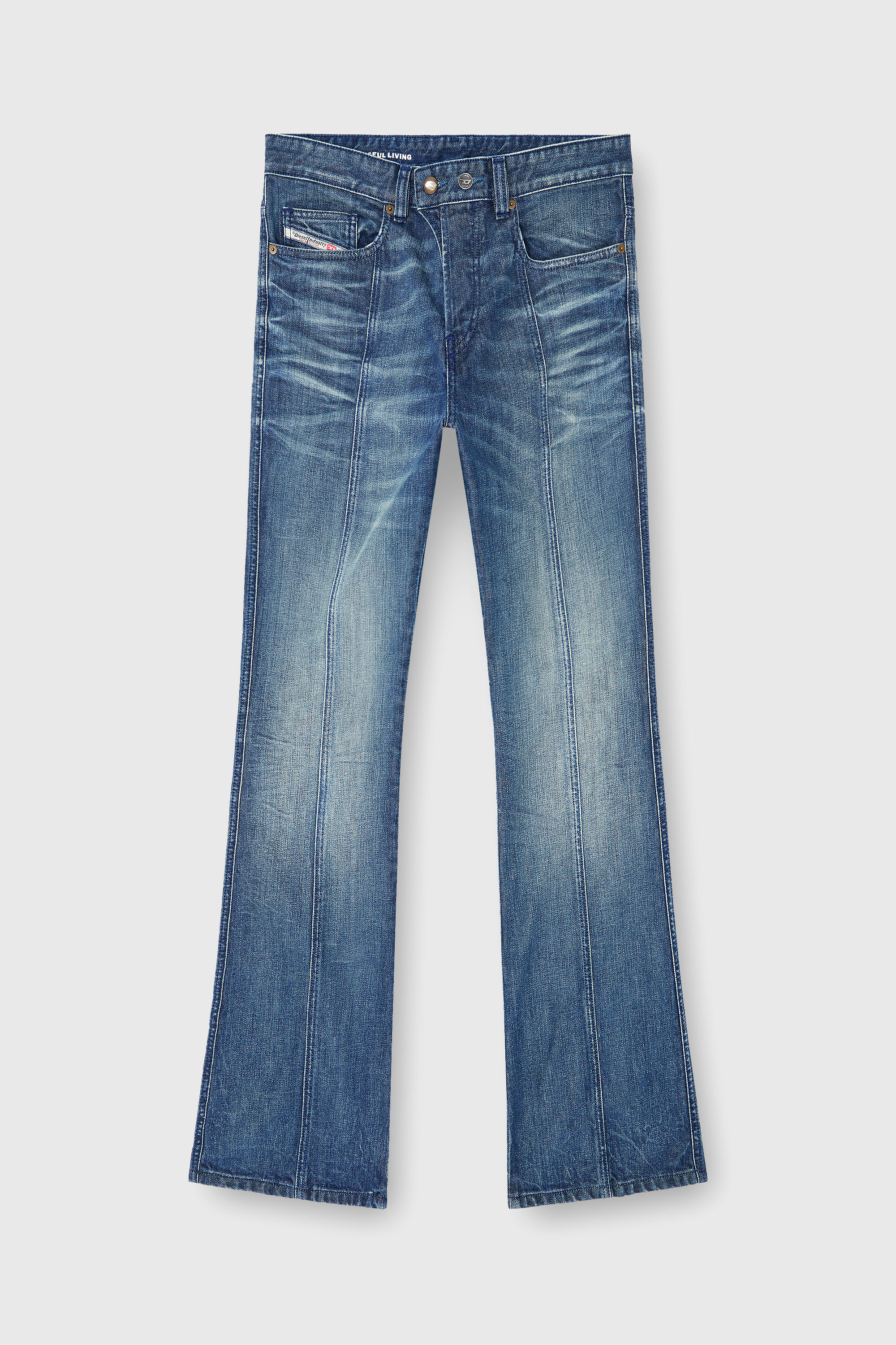 美品！ミダス9 ダークブルー ブーツカットデニム 90 POST JUNK / 00 
