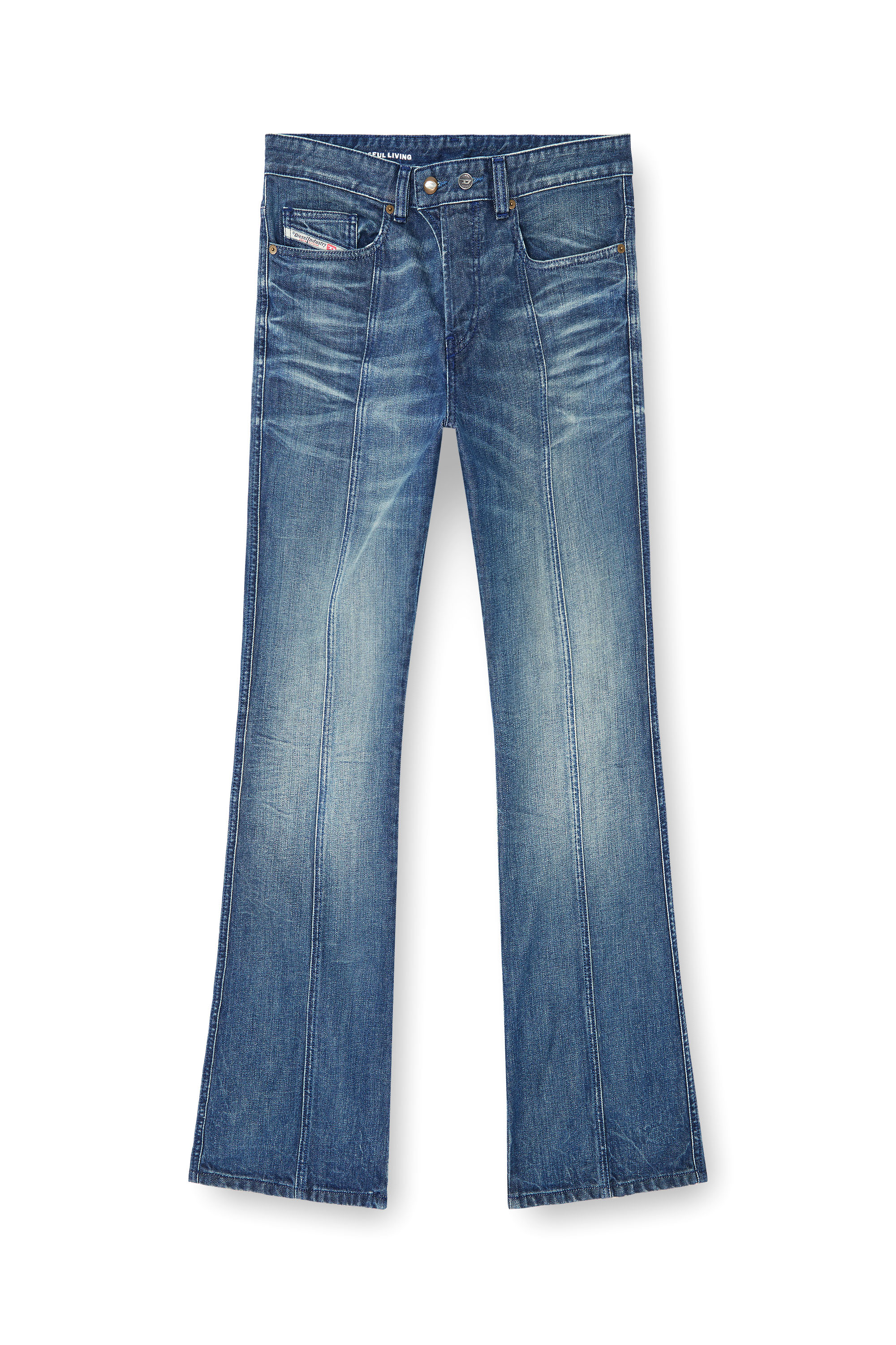 Diesel - Male's Bootcut Jeans 1998 D-Buck 09Q29, ミディアムブルー - 6