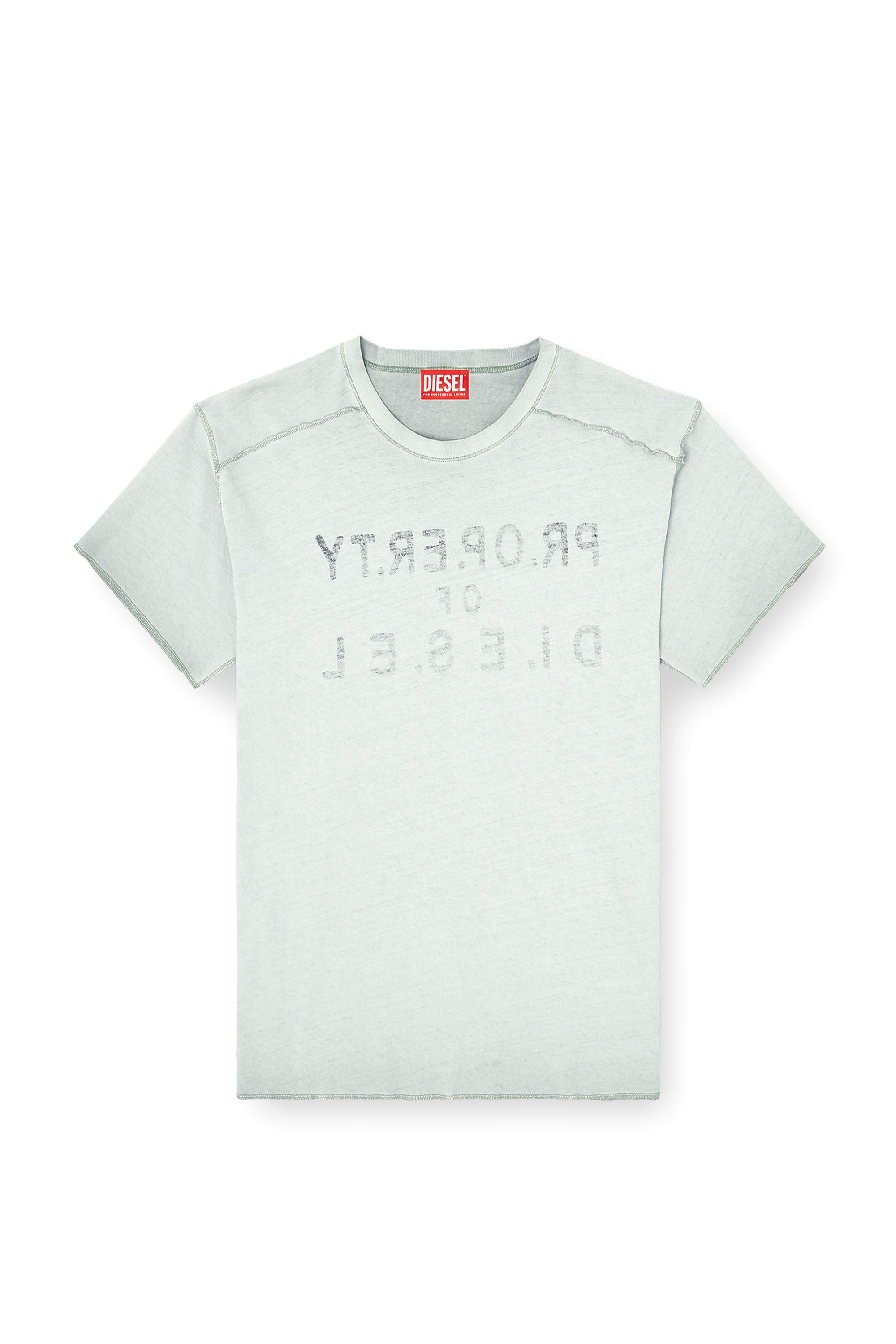 Diesel - T-ILY, Female's Tシャツ in アジュール - 3