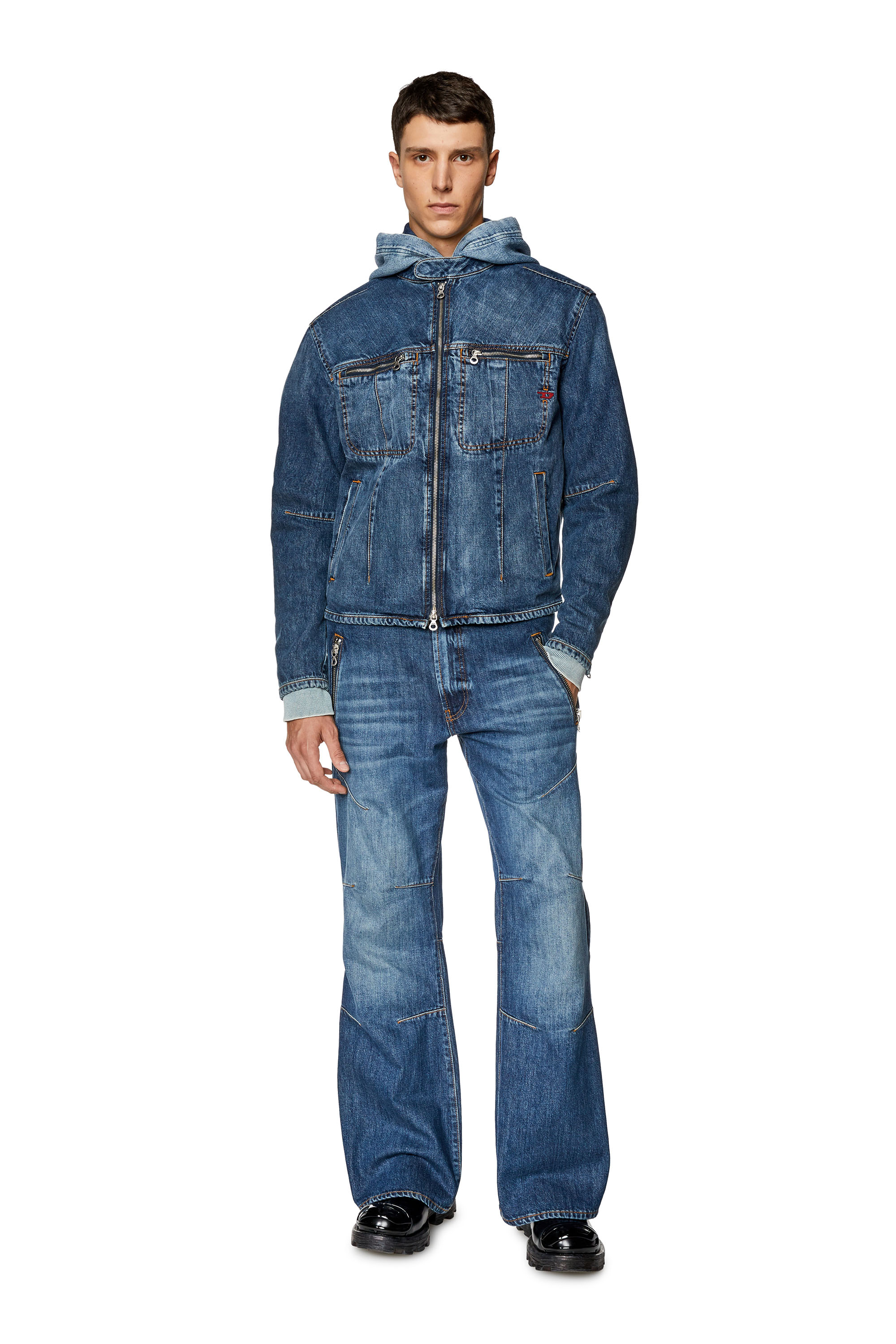 Diesel - Straight Jeans D-Ismis 0HJAW, ダークブルー - Image 4