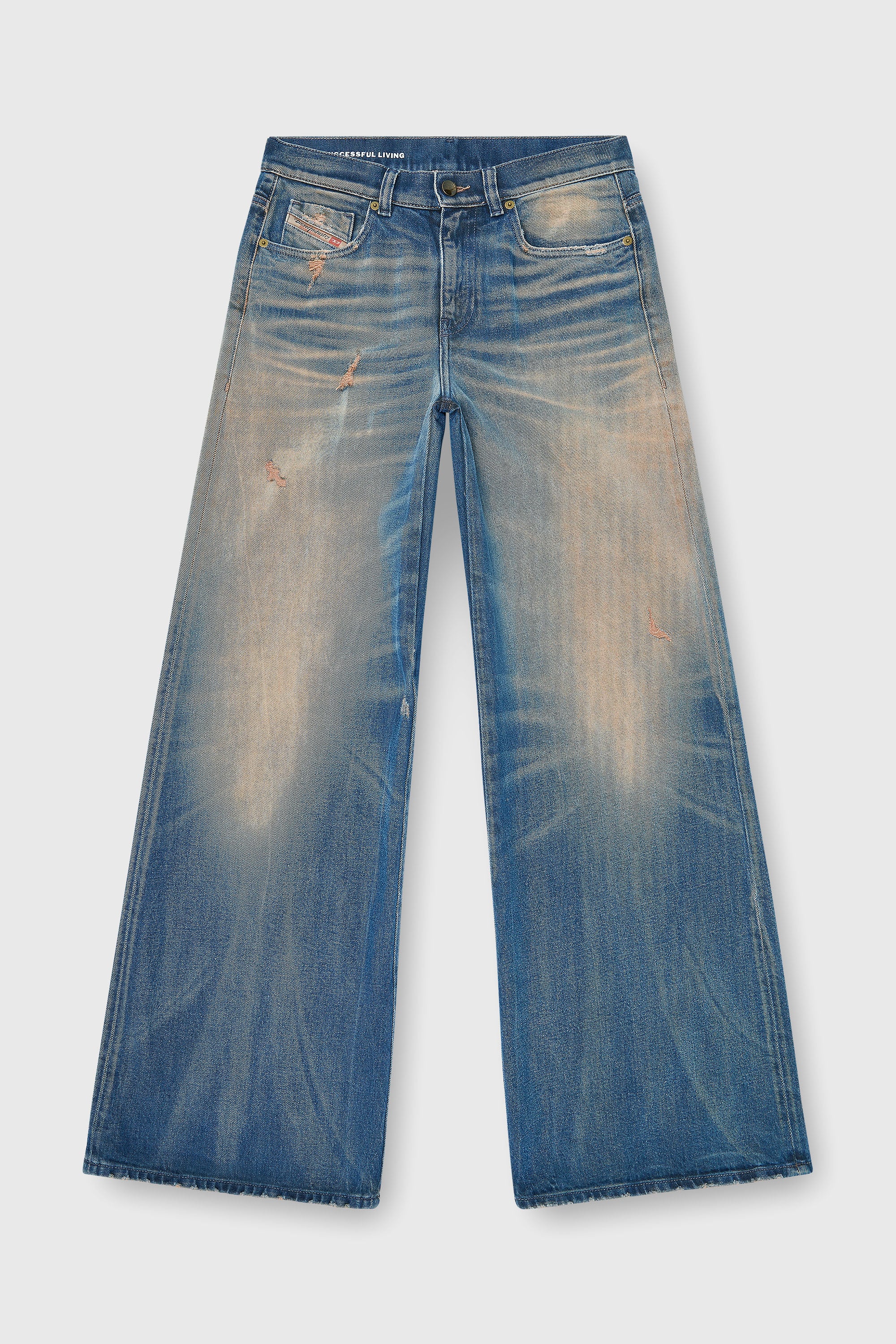 Diesel - Female's Flare Jeans 1978 D-Akemi 09P37, ダークブルー - 2