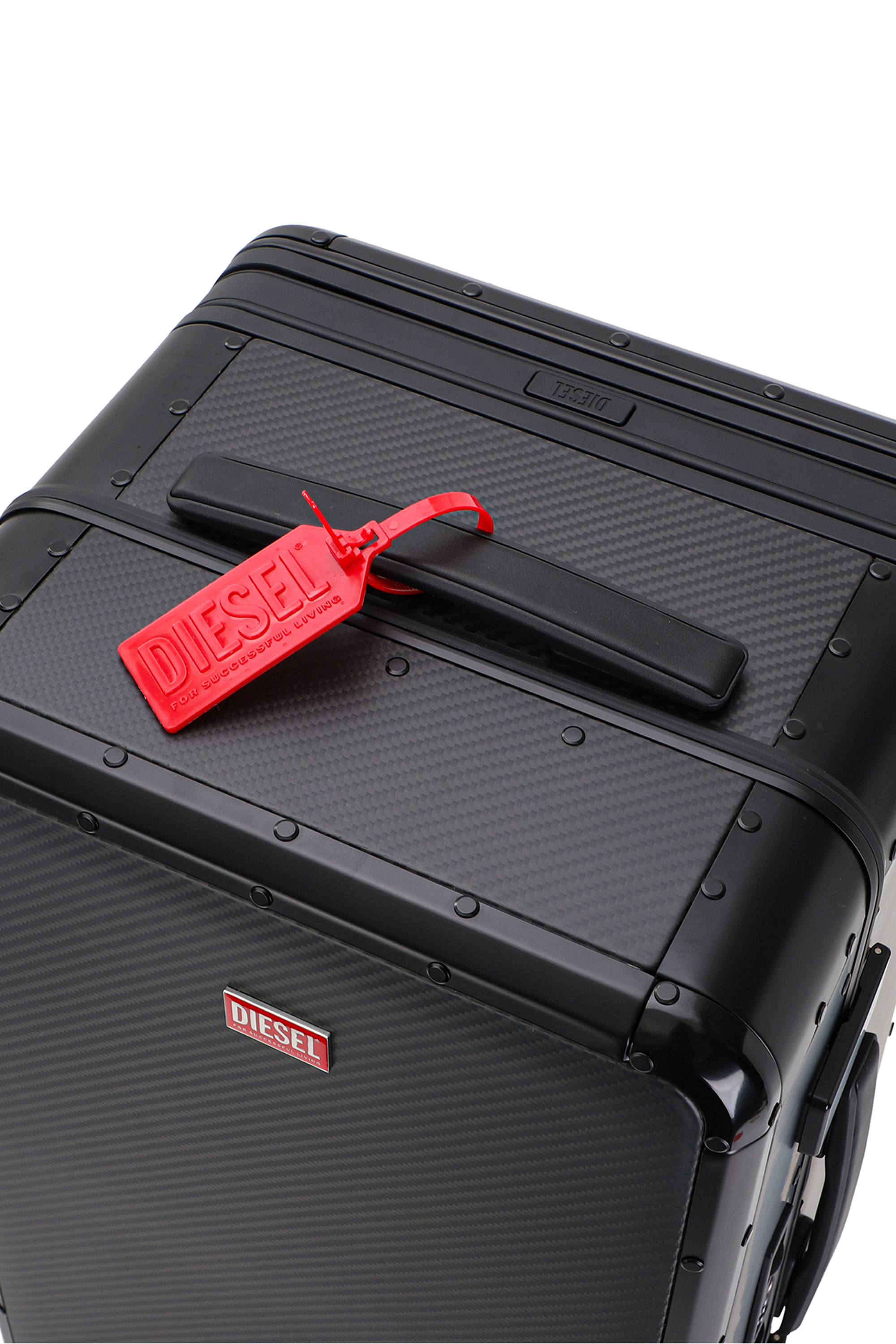 Diesel - DSL CARBON FIBER TROLLEY-BLACK- DSL001, Unisex's Carbon fiber suitcase size M in ブラック - 2