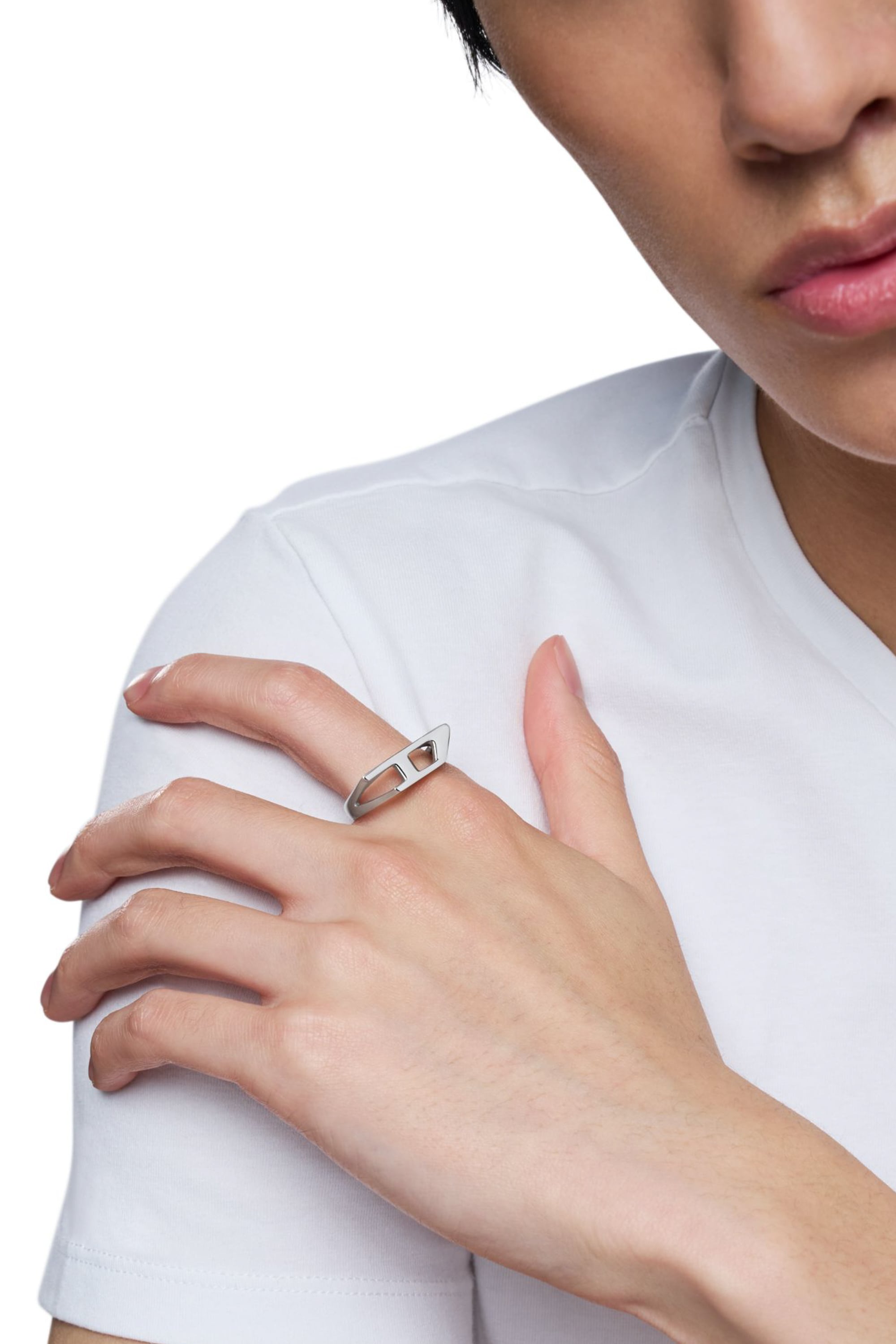 DX1638040 JEWELLERY リング｜シルバー｜ウィメンズ｜DIESEL