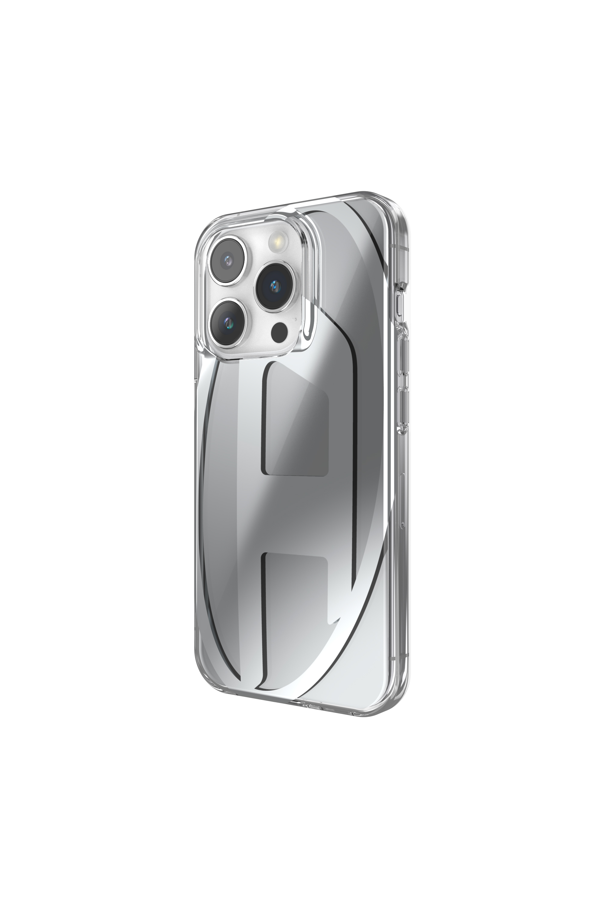 Diesel - 54096 MOULDED CASE, Unisex's iPhone 15 Pro クリアケース in シルバー - 4