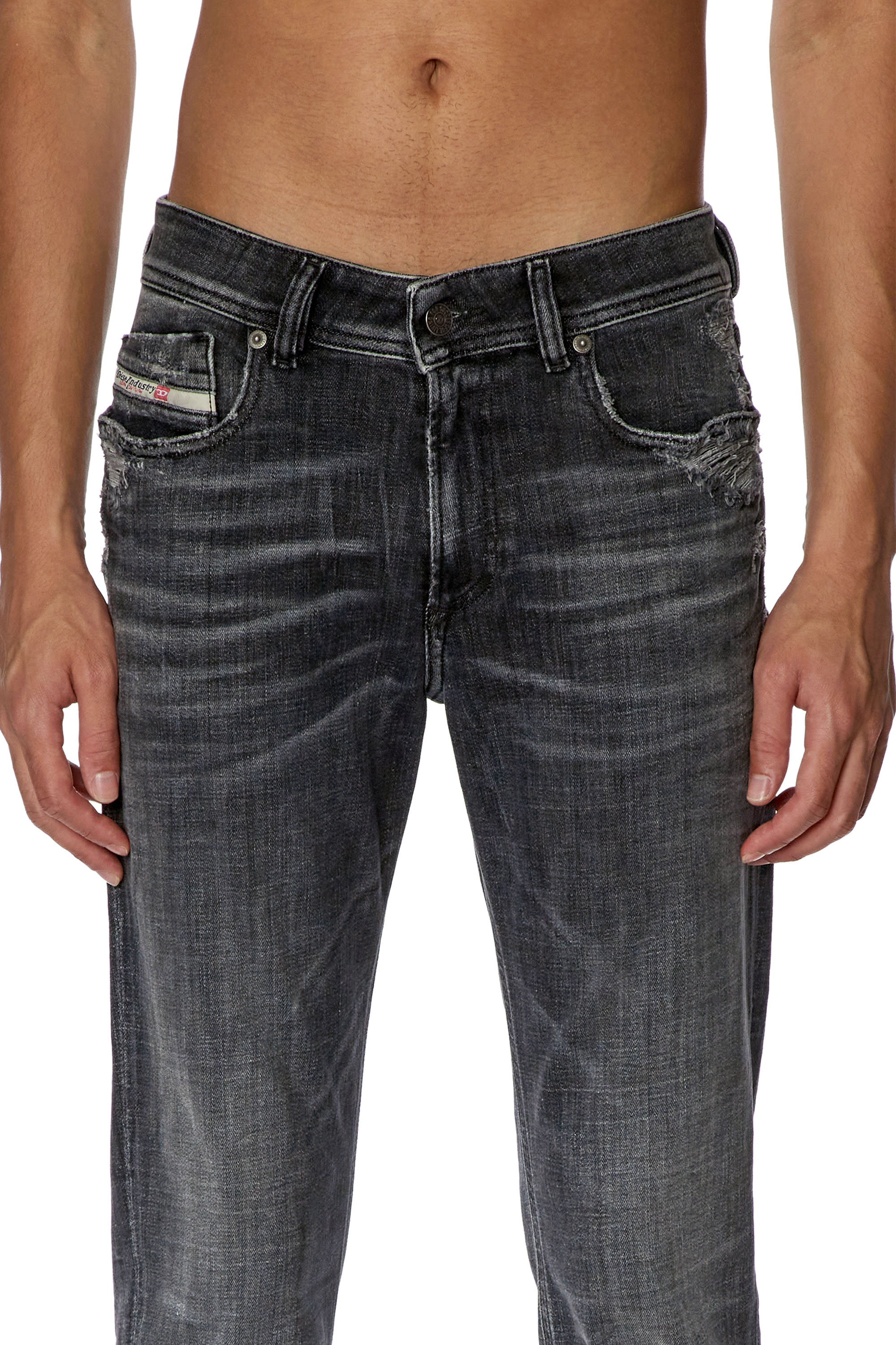 Diesel - Skinny Jeans 1979 Sleenker 09G37, ブラック/ダークグレー - Image 3