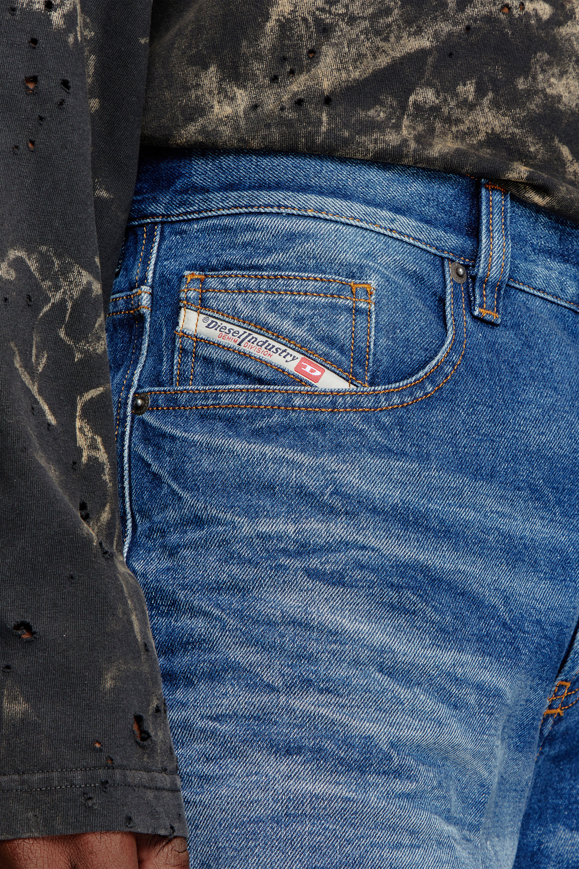 Diesel - Male's Regular Jeans 2010 D-Macs 09I46, ミディアムブルー - 6