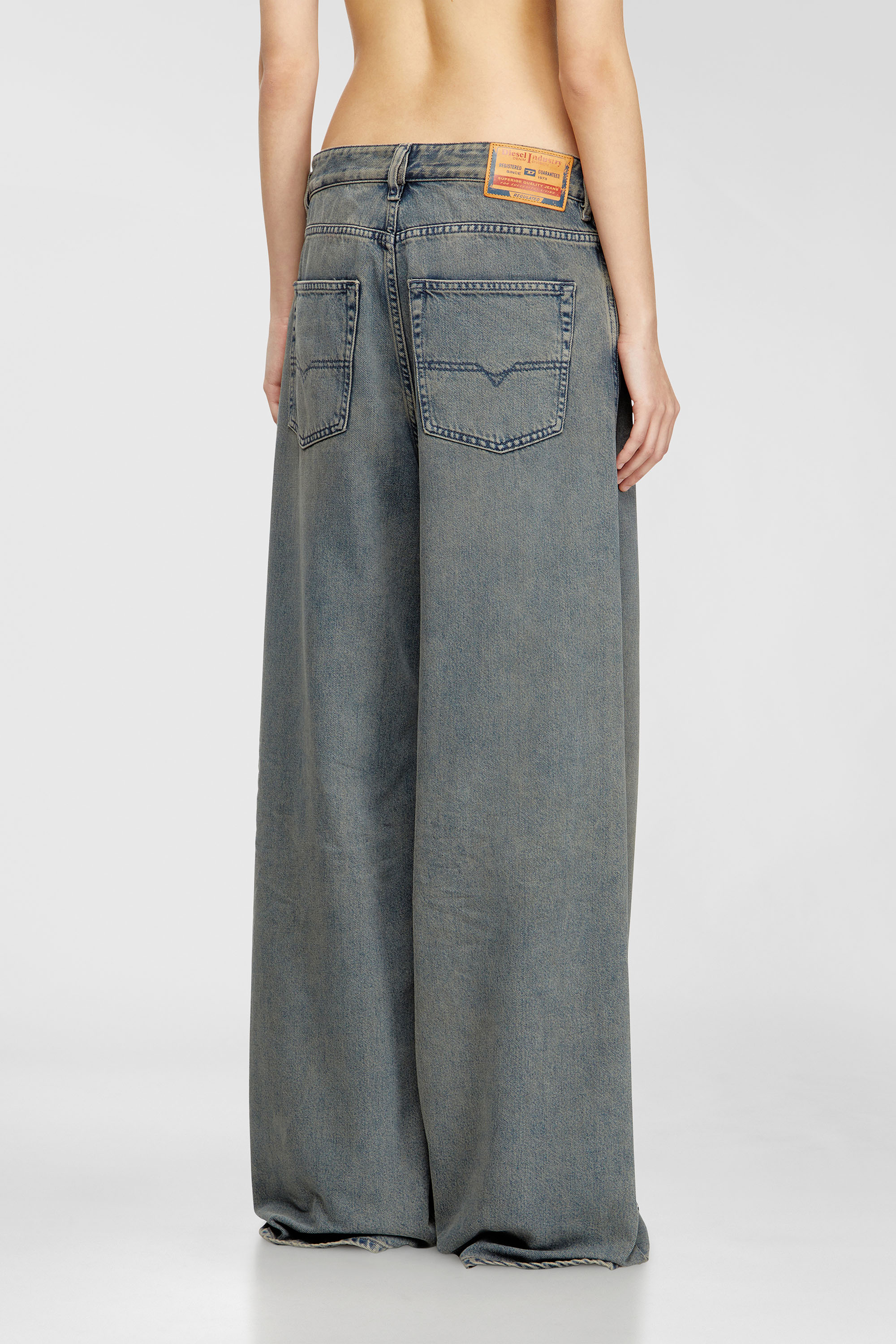 Diesel - Female's Relaxed Jeans 1996 D-Sire 09N24, ミディアムブルー - 3