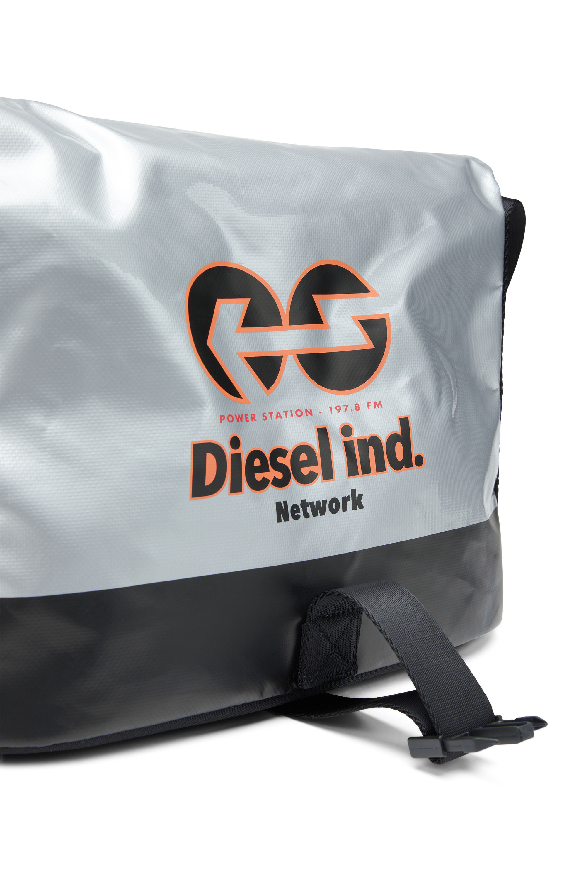Diesel - TRAP/D SHOULDER BAG M, シルバー - Image 5