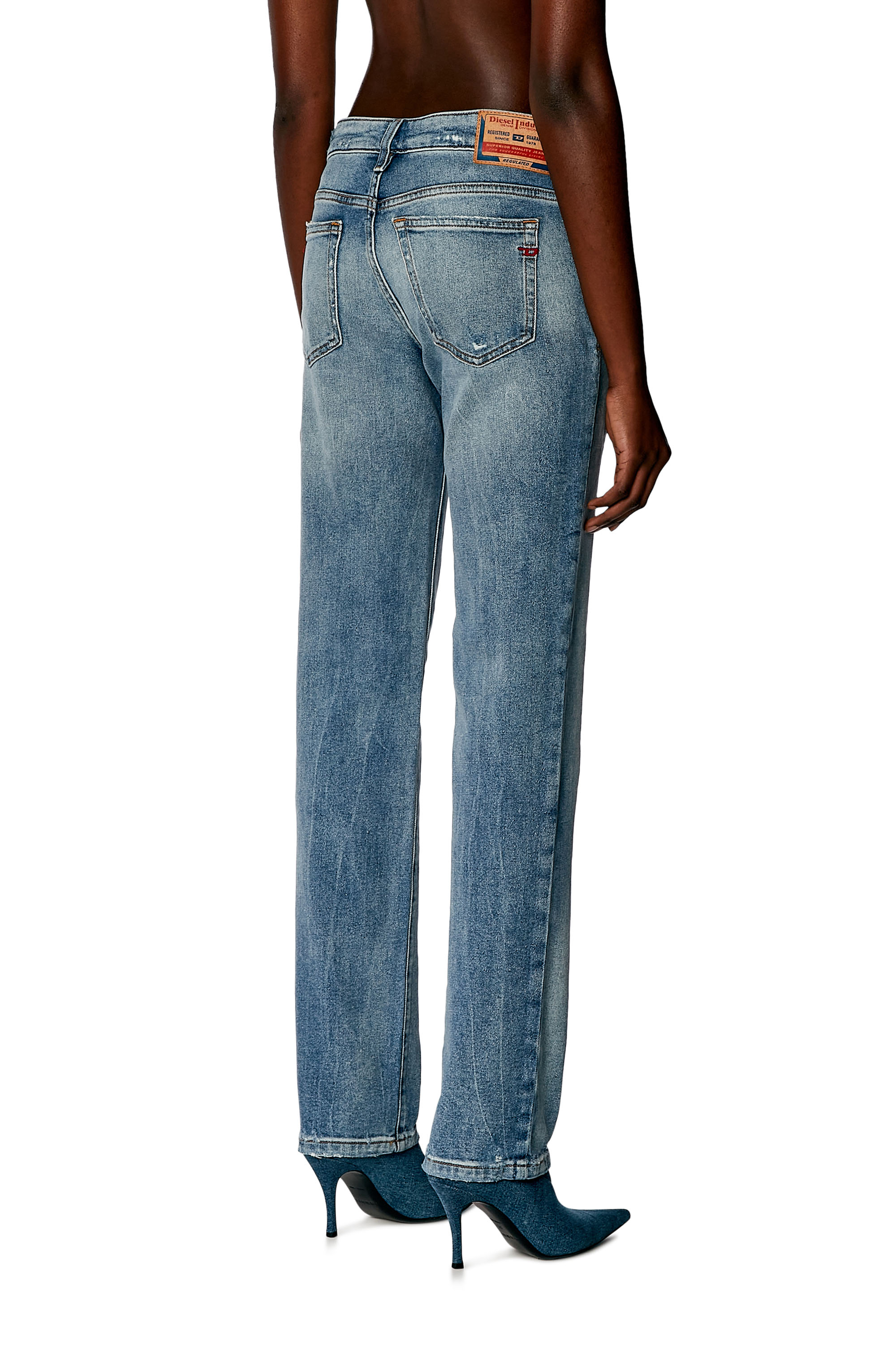 Diesel - Female's Regular Jeans 1989 D-Mine 0PFAR, ライトブルー - 4