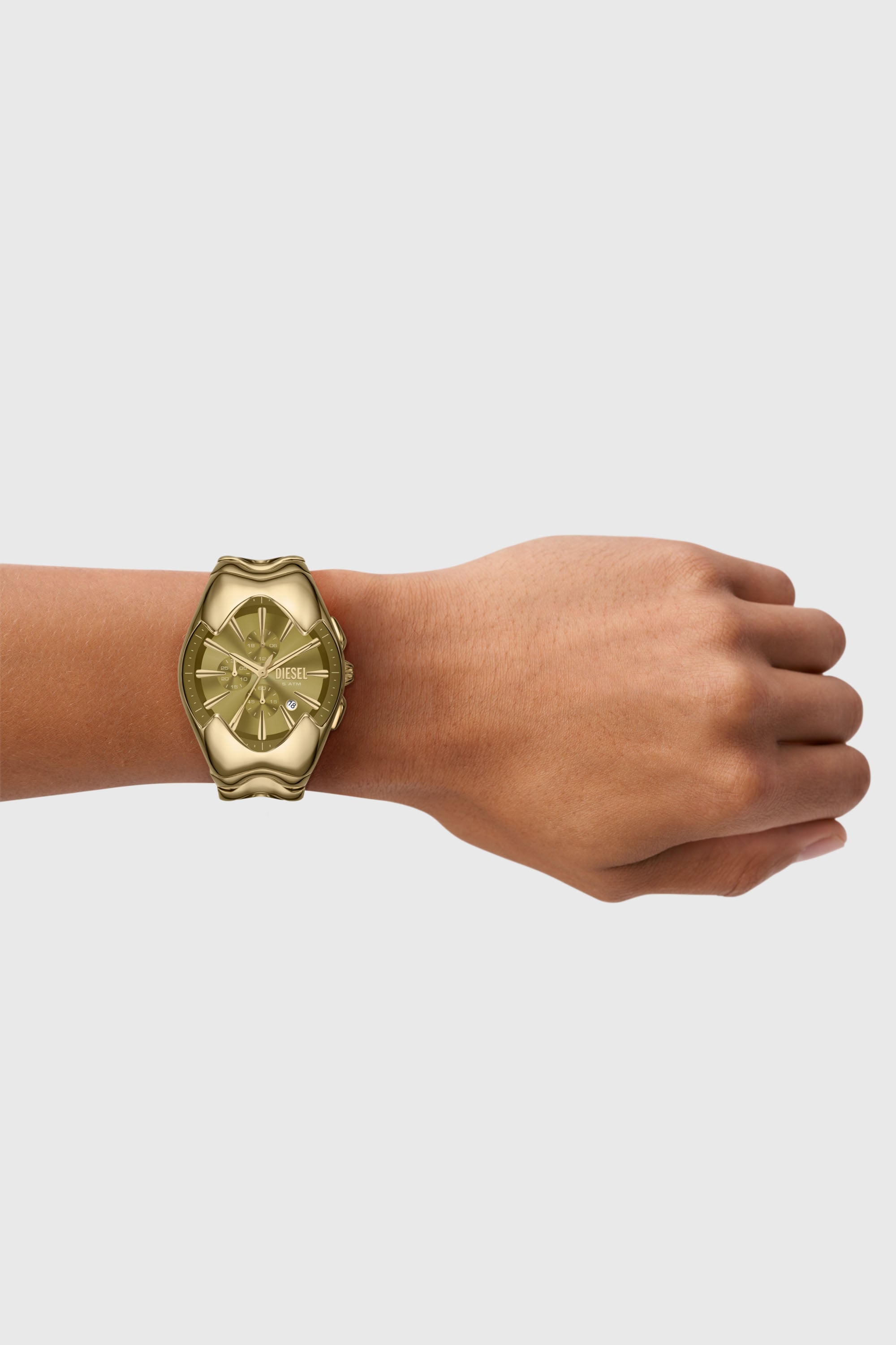 Diesel - DZ4681, Male's Mercurial stainless steel watch in ゴールド - 4
