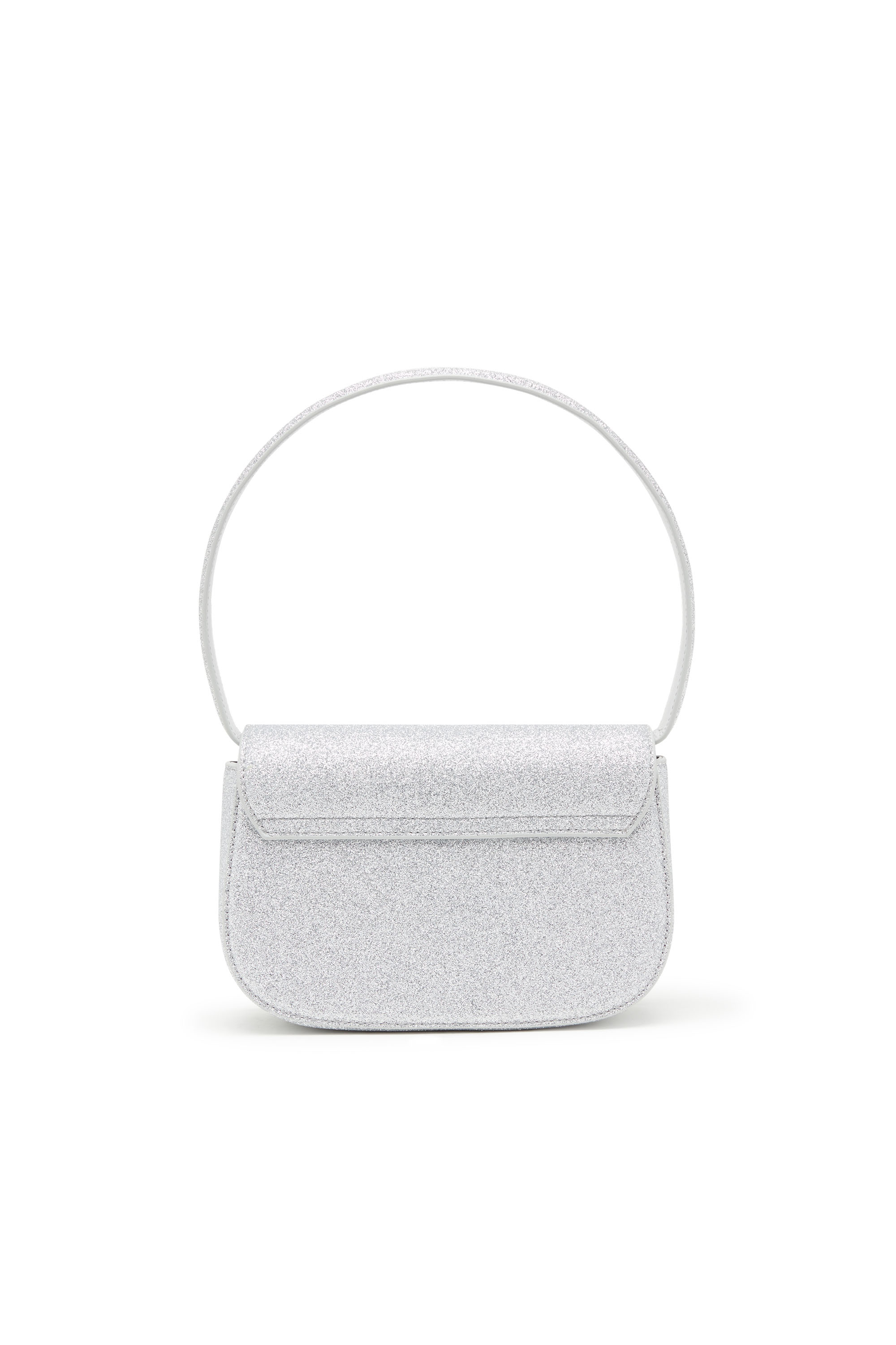 Diesel - 1DR, Female's 1DR-Iconic shoulder bag in glitter fabric in シルバー - 2