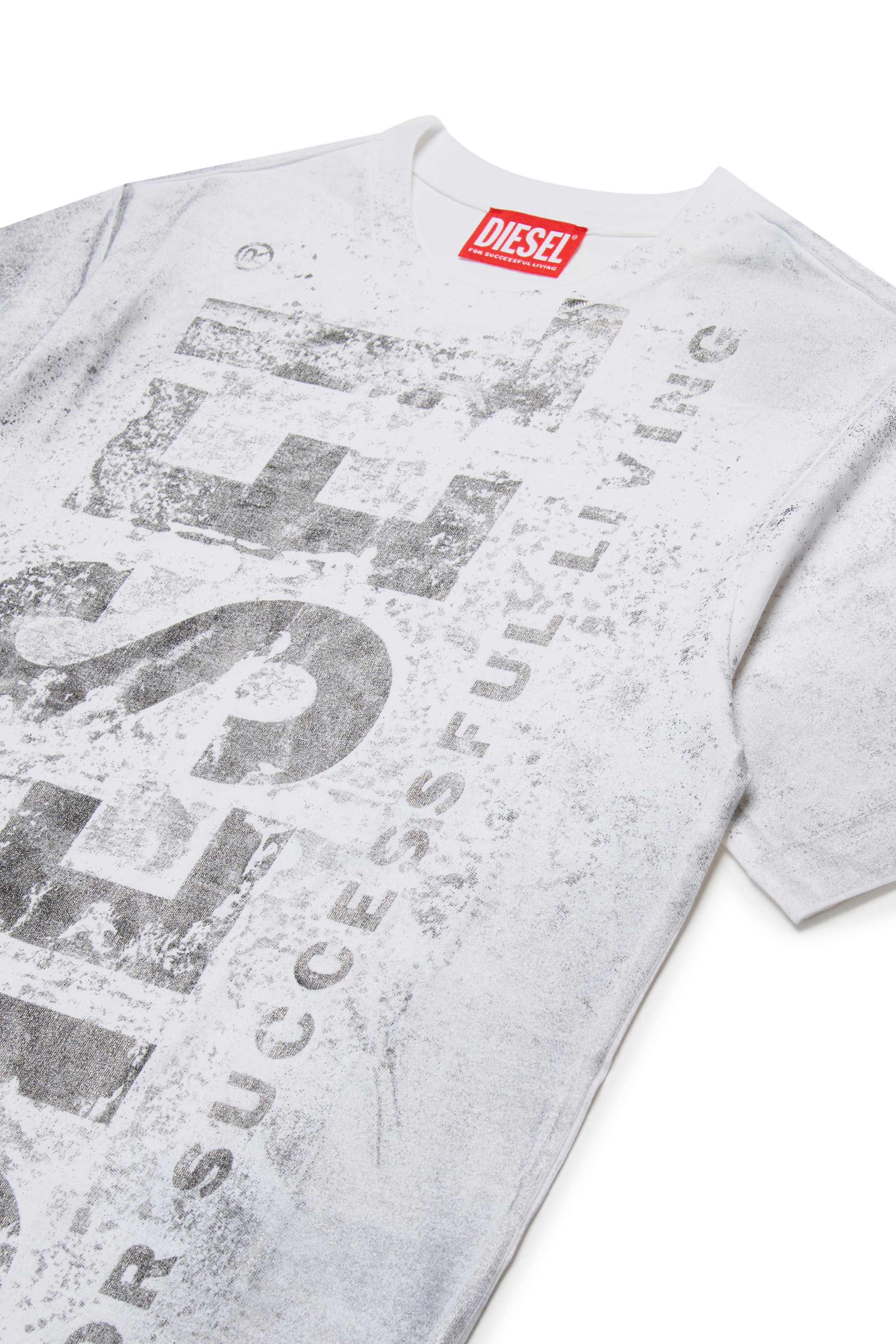 Diesel - TBOXTQ23 OVER, Male's Tシャツ in ホワイト - 3