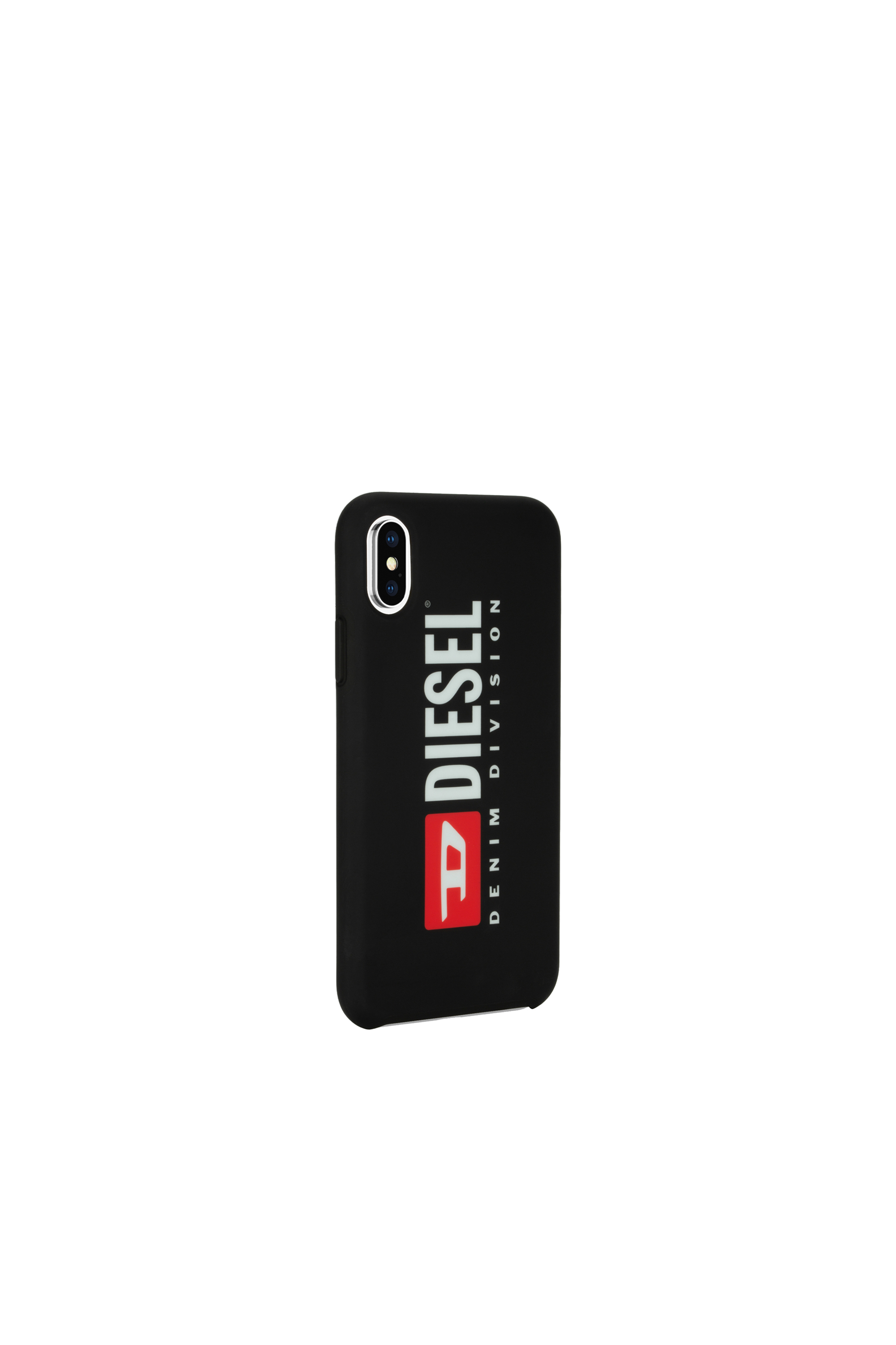 Diesel - DIESEL PRINTED CO-MOLD CASE FOR IPHONE XS & IPHONE X, Unisex's Soft touch logo black case, iPhone XS & iPhone X in ブラック/ホワイト - 4