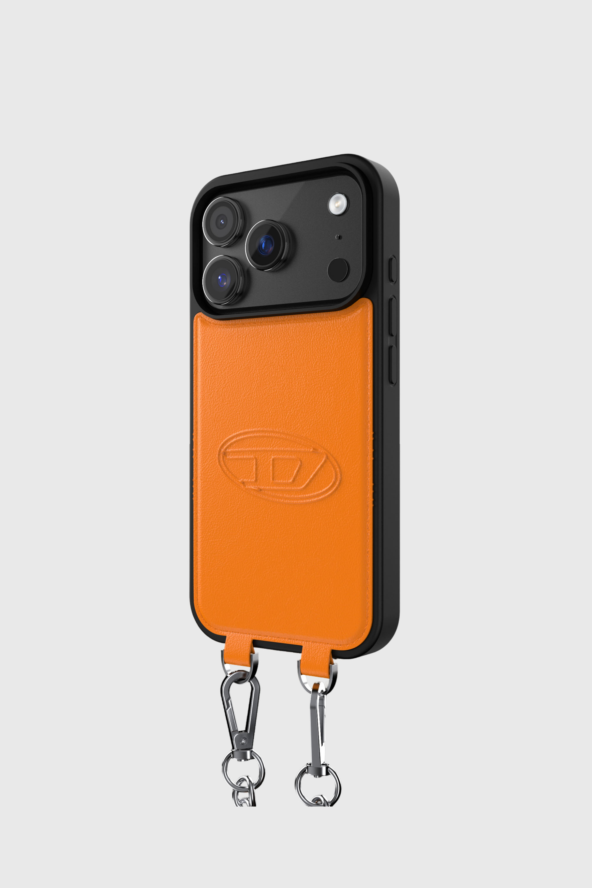 Diesel - 60665 MOULDED CASE, Unisex's Oval D case with wrist strap and MagSafe for iPhone 17 Pro in オレンジ - 4