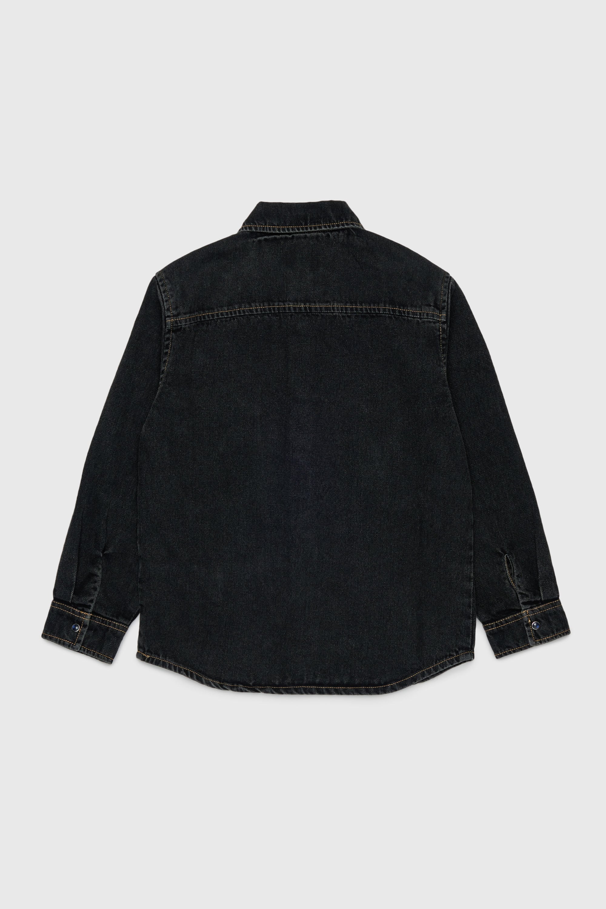 Diesel - CSIMPLY-OVER, Male's シャツ in ブラック/ダークグレー - 2