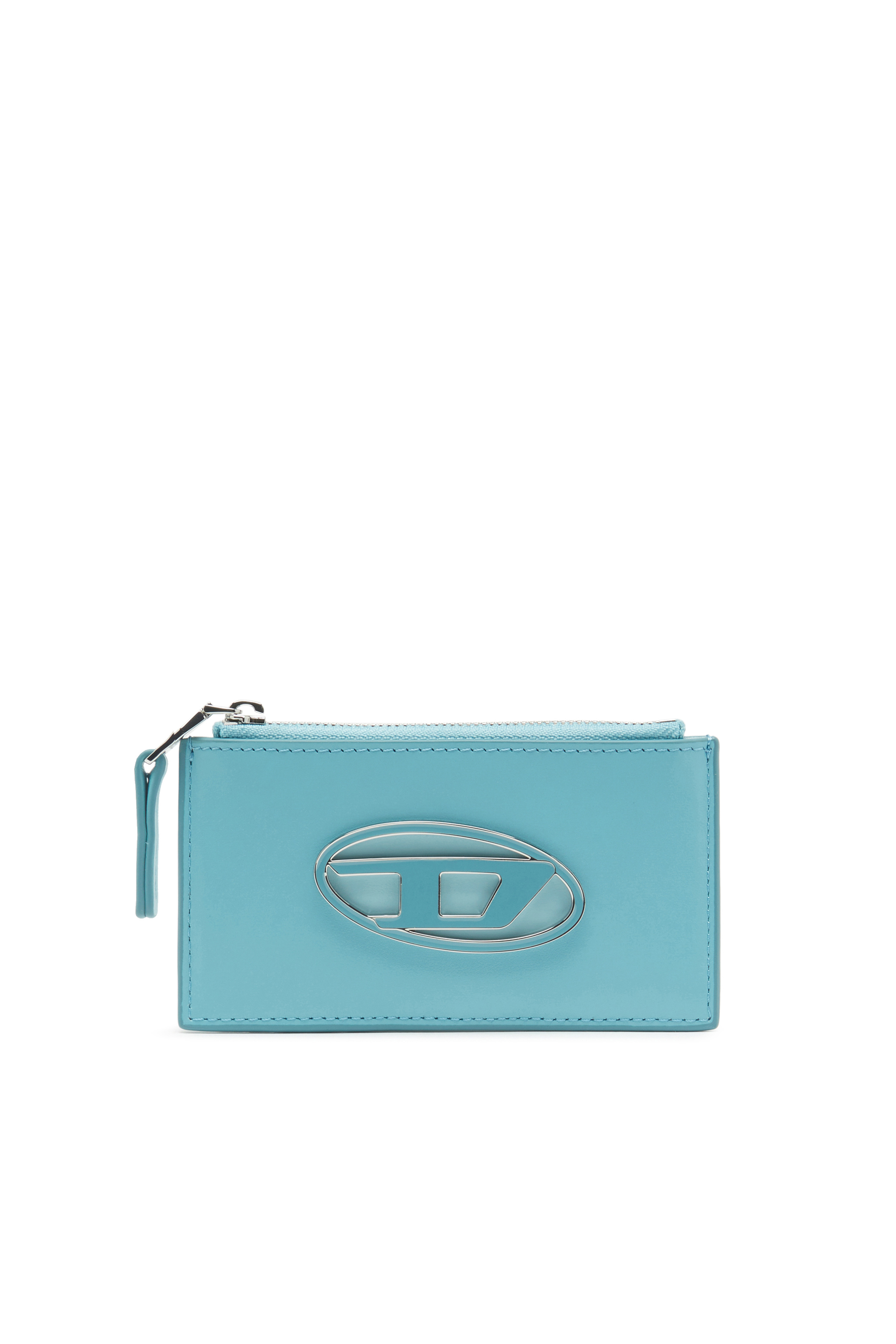 Diesel - PAOULINA, Female's カウレザーカードケース in アジュール - 1