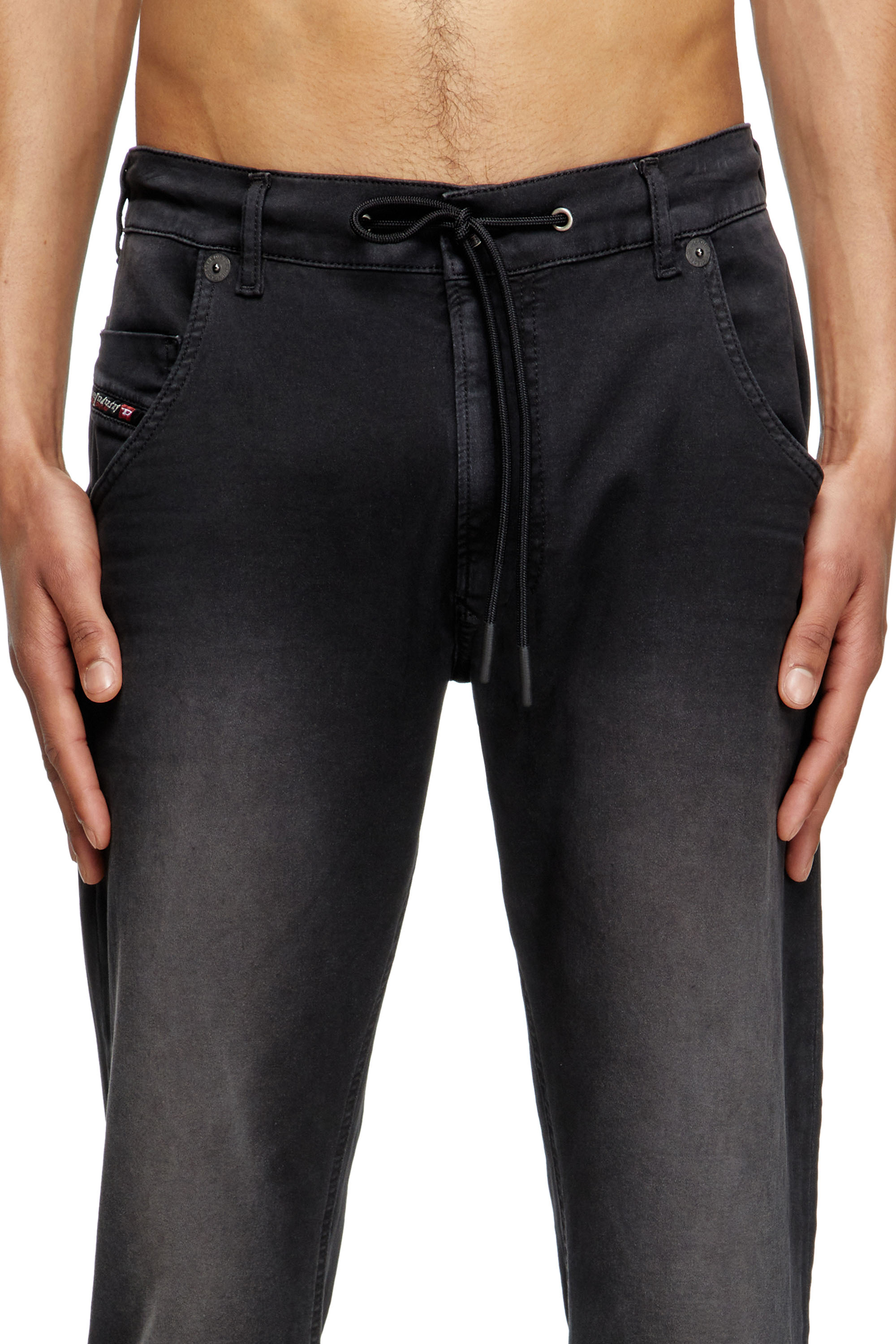 Diesel - Male's Regular 2030 D-Krooley Joggjeans® 0670M, ブラック/ダークグレー - 5
