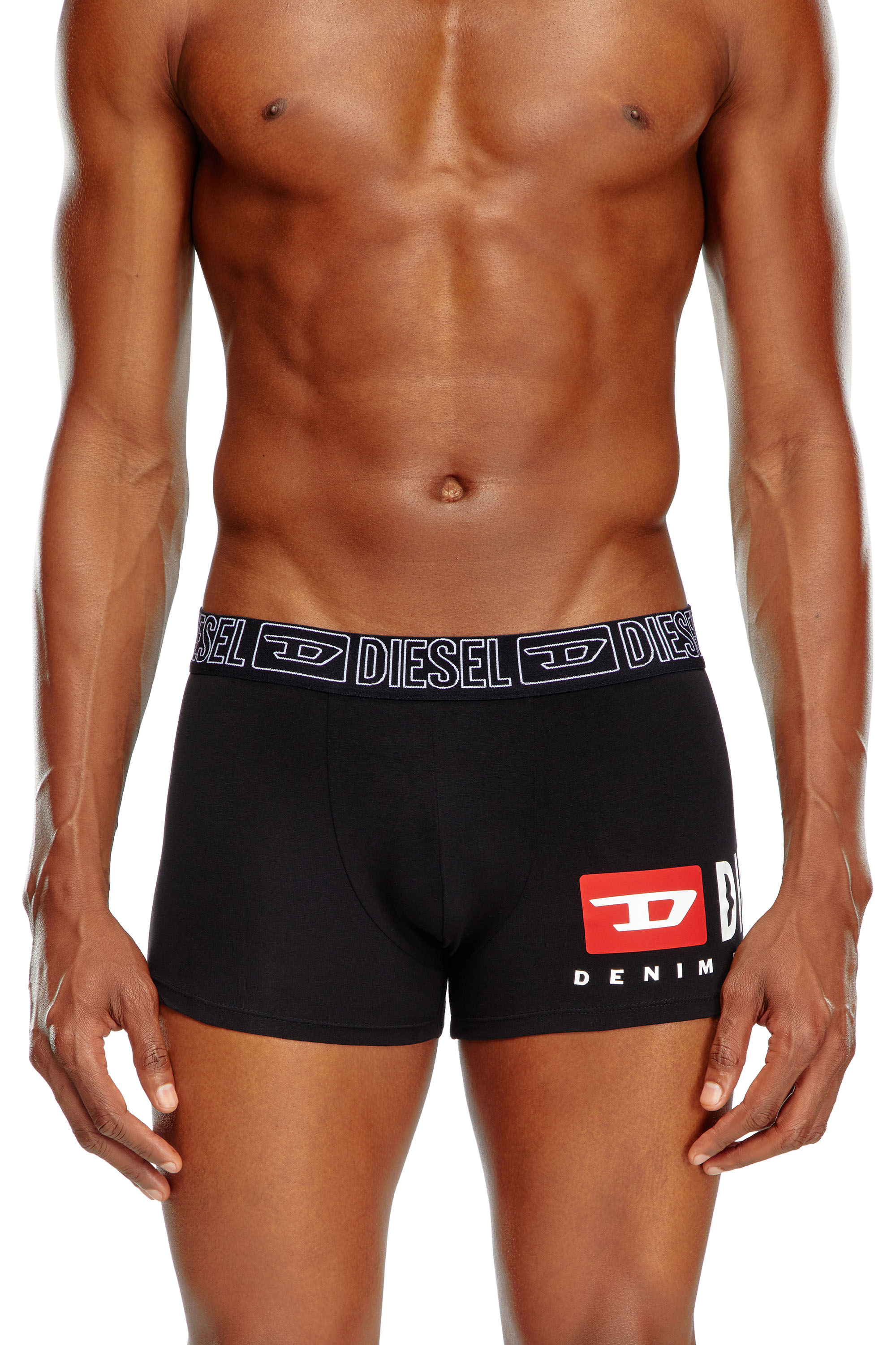 Diesel - UMBX-DAMIENTHREEPACK, Male's 3-pack of boxer briefs in stretch cotton in ブラック - 2