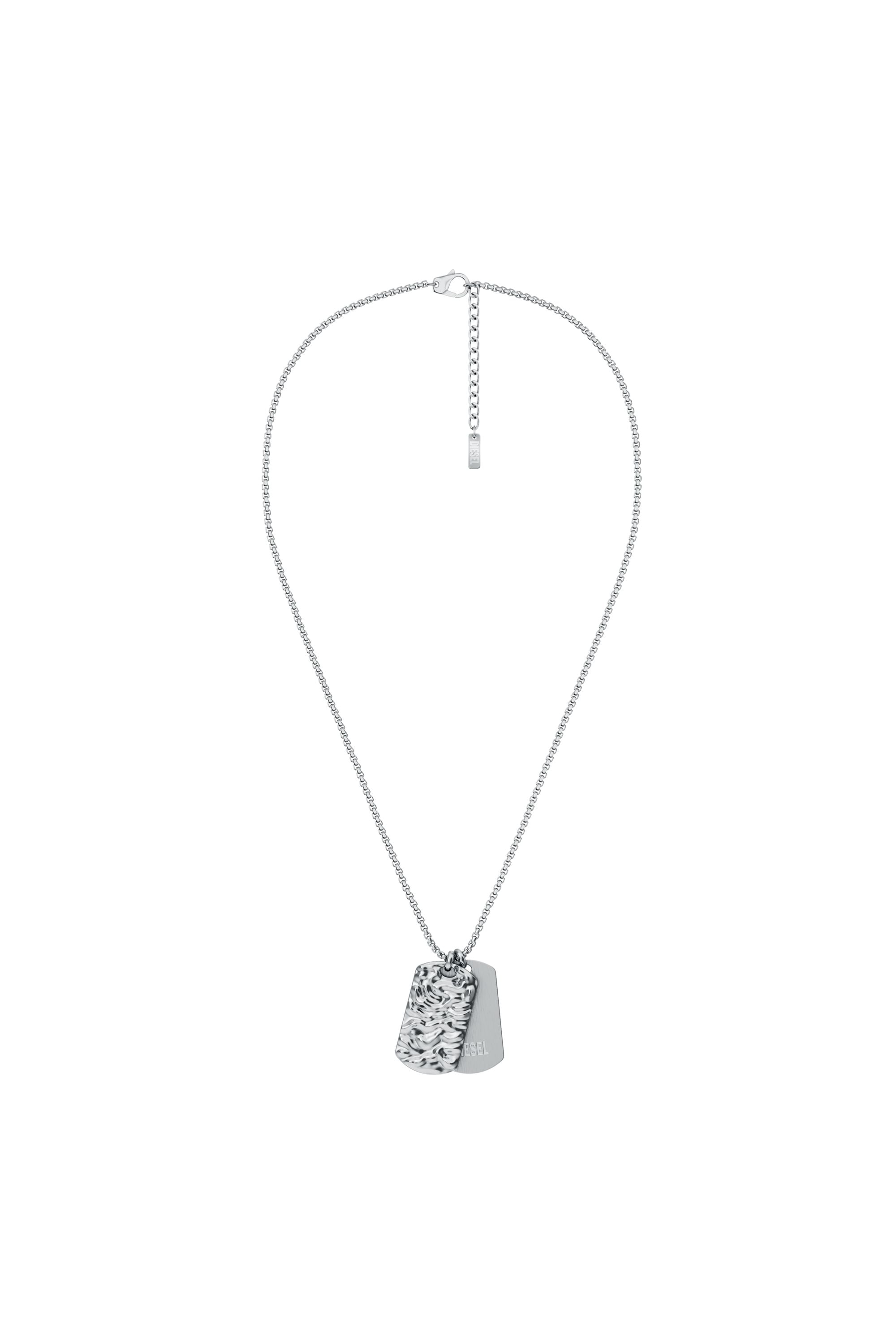 Diesel - DX1735040, Unisex's ネックレス in シルバー - 1