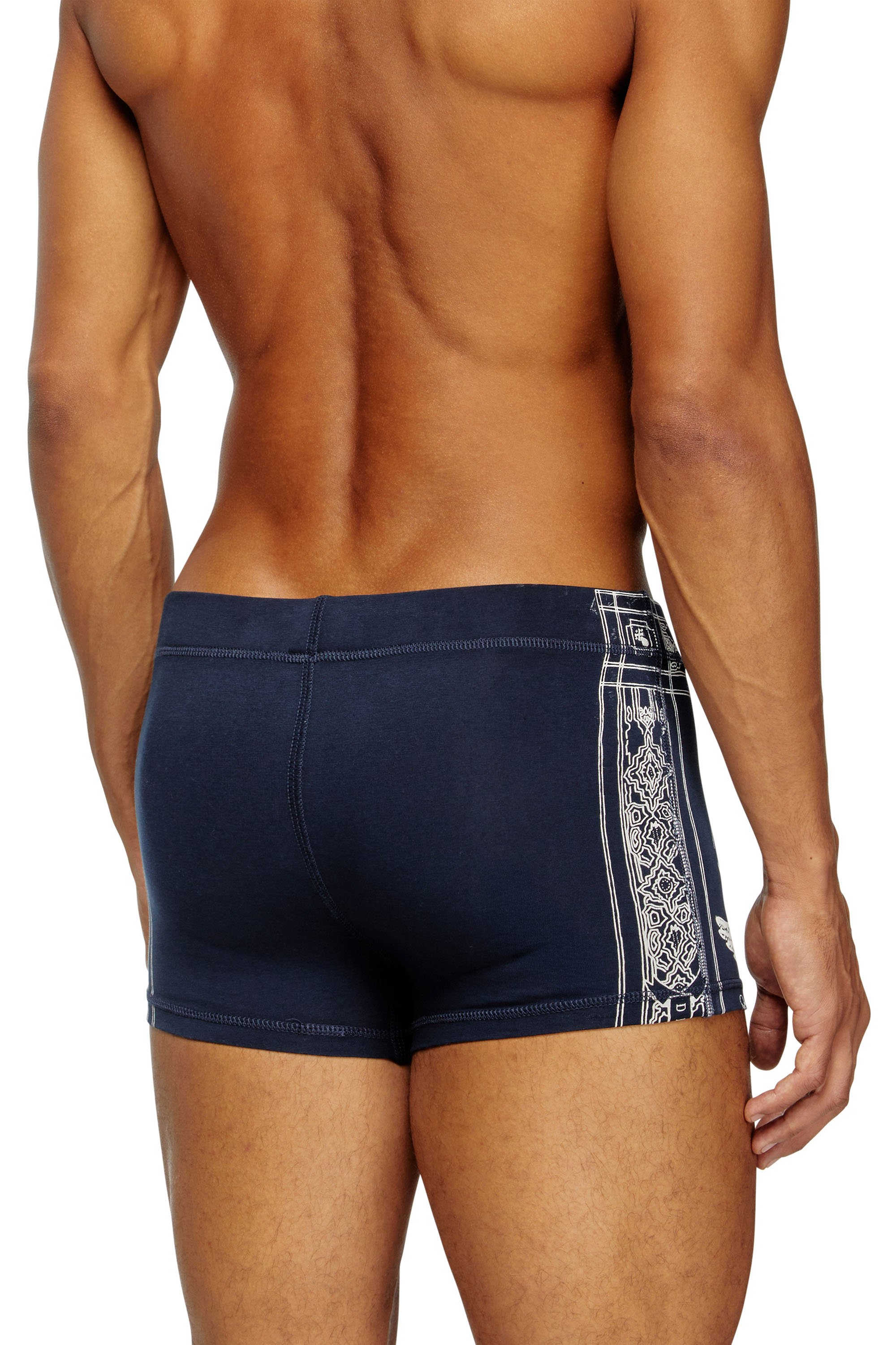 Diesel - DAMIEN-UTLT, Male's Boxer briefs with Phoenix print in ブルー - 3