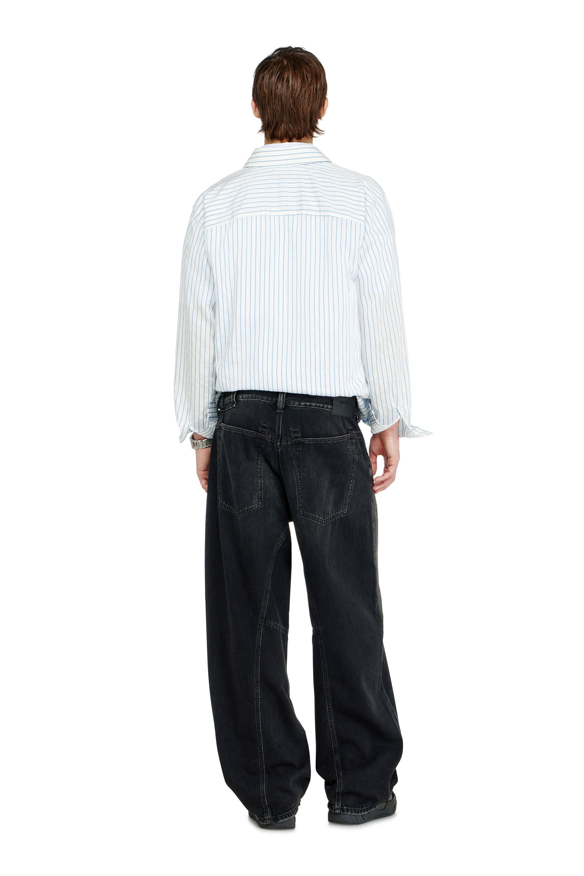 Diesel - Unisex's Relaxed Jeans 1997 D-Enim-M 09P65, ブラック/ダークグレー - 3