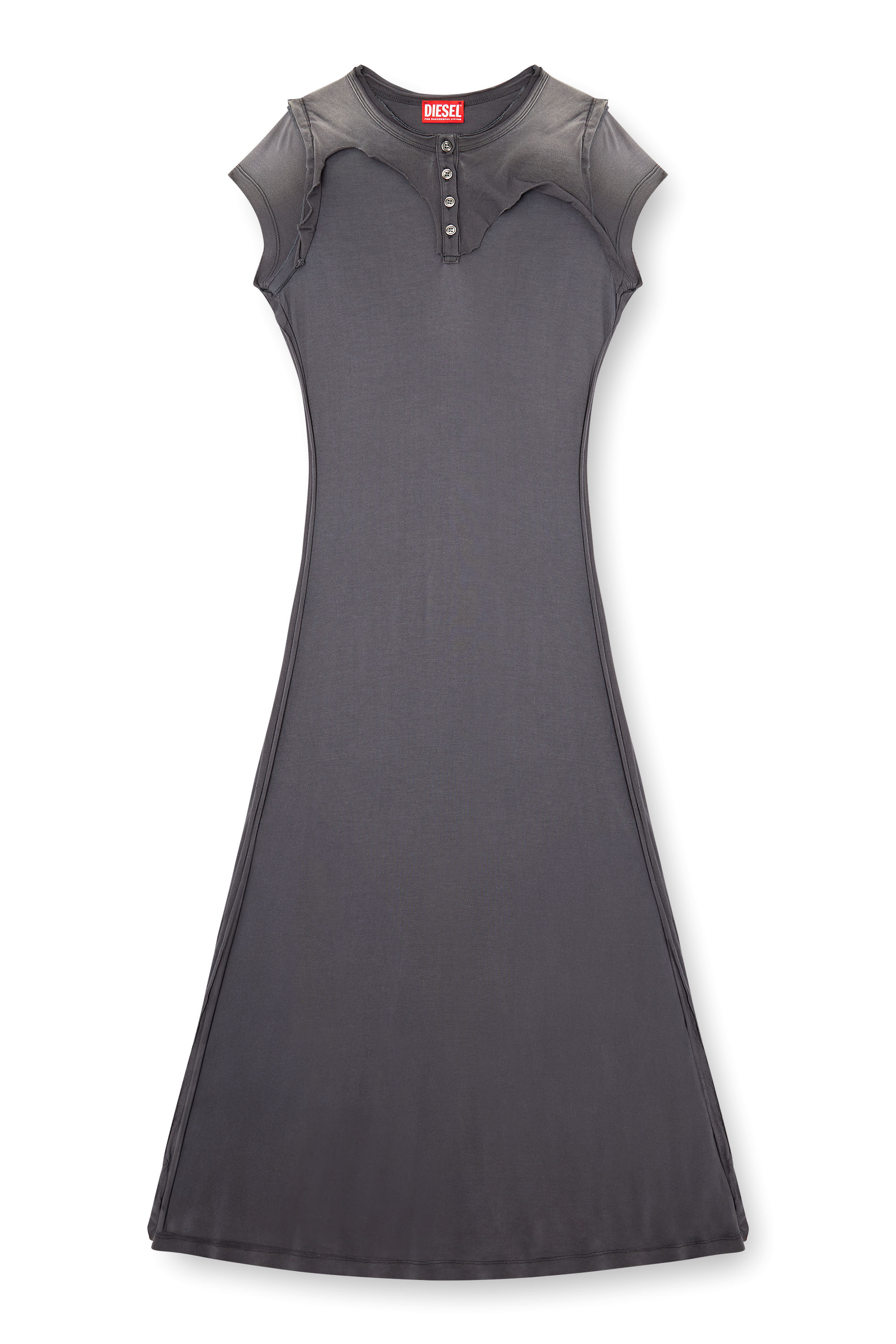 Diesel - D-JARY, Female's カットソードレス in グレー - 2