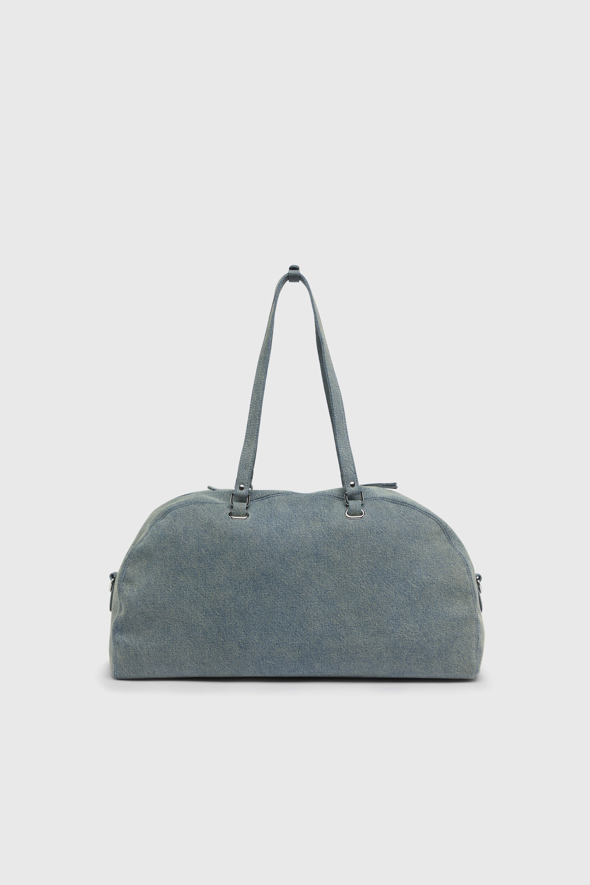 Diesel - 1DR DOME SOFT DUFFLE XL, Unisex's 1DR Dome-Duffle bag in denim with Oval D logo in ライトブルー - 2