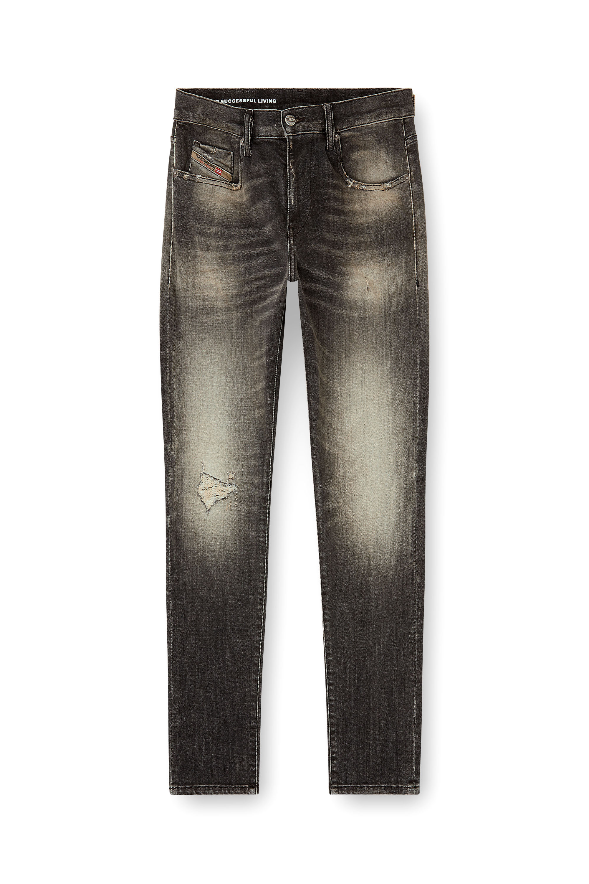 Diesel - Male's Slim Jeans 2019 D-Strukt 09N59, グレー - 2