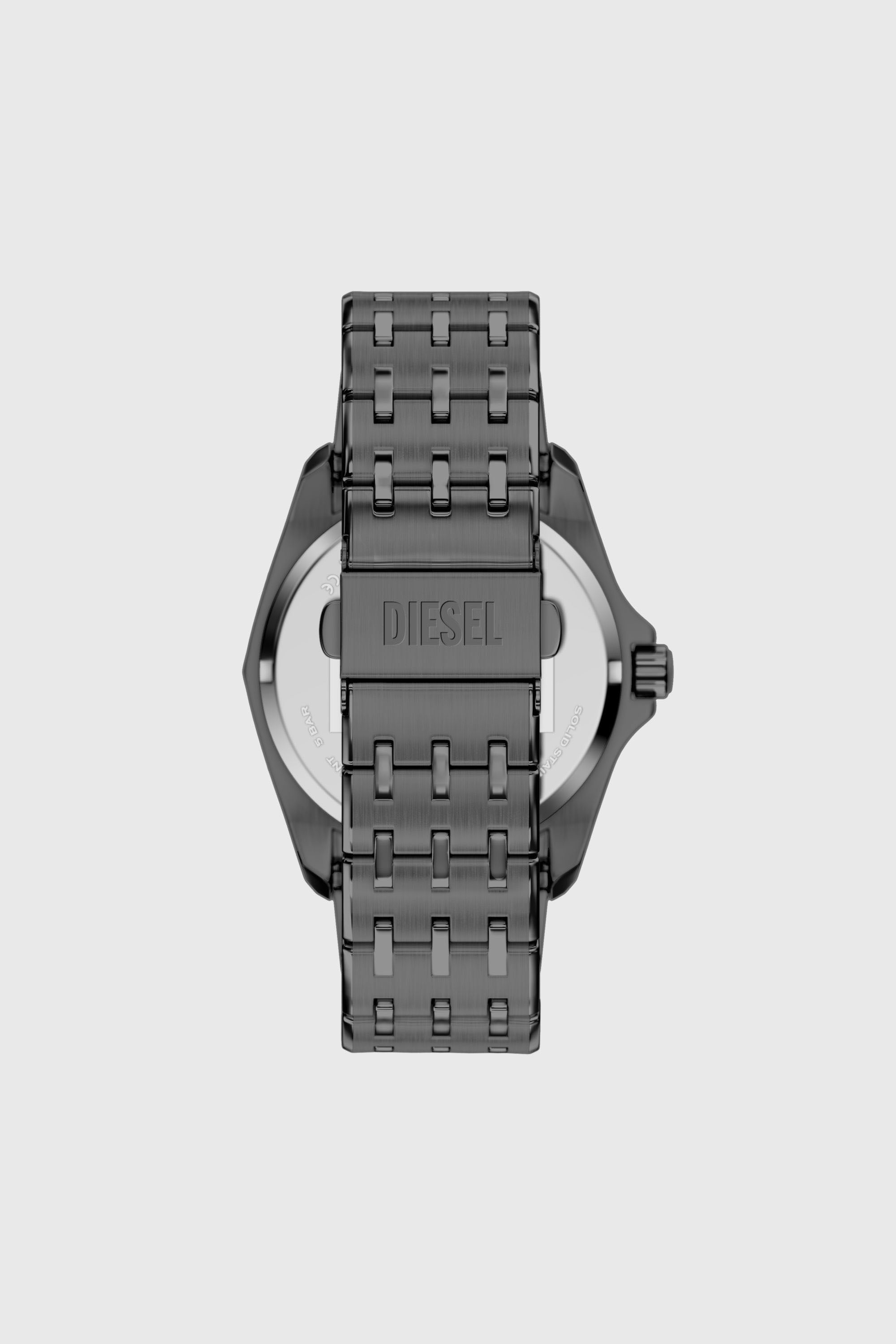 Diesel - DZ2238 WATCH, Male's Stinger gunmetal stainless steel watch in ダークグレー - 2