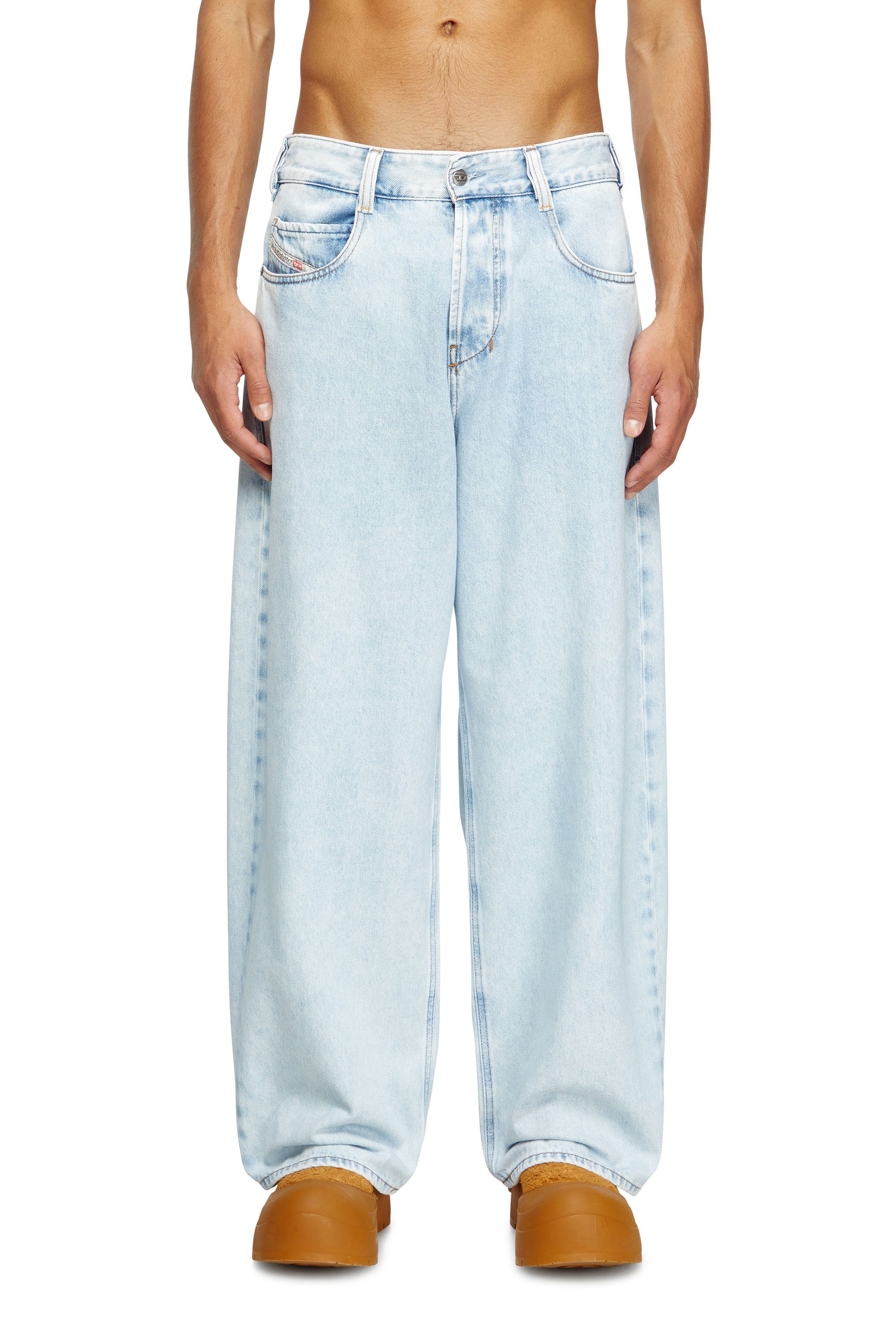 Diesel - Unisex's Relaxed Jeans 1997 D-Enim 09M74, ライトブルー - 1