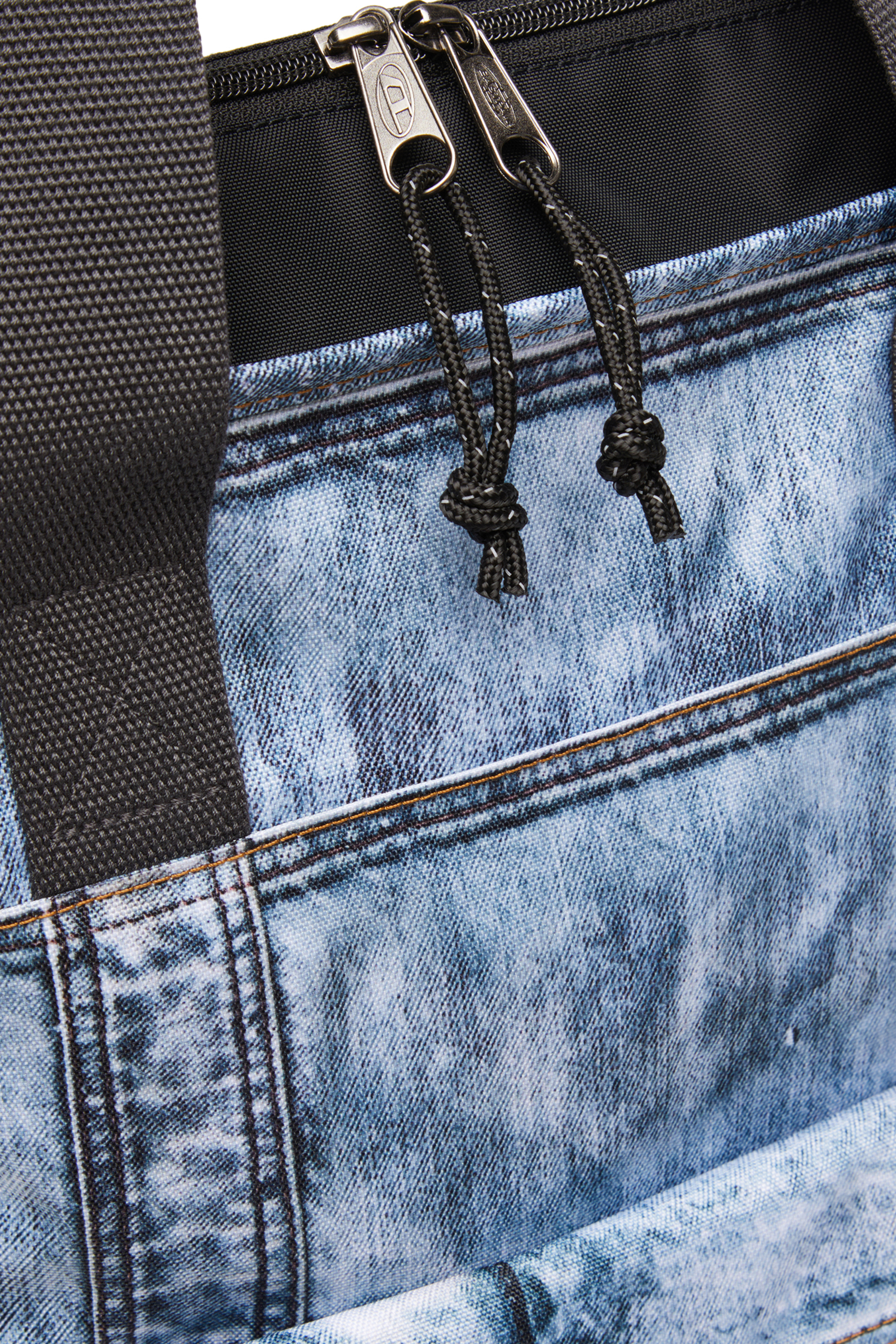DIESEL デニムドラムバッグ 美品】ディーゼル DIESEL デニム生地2wayドラム型 ボストンバッグ