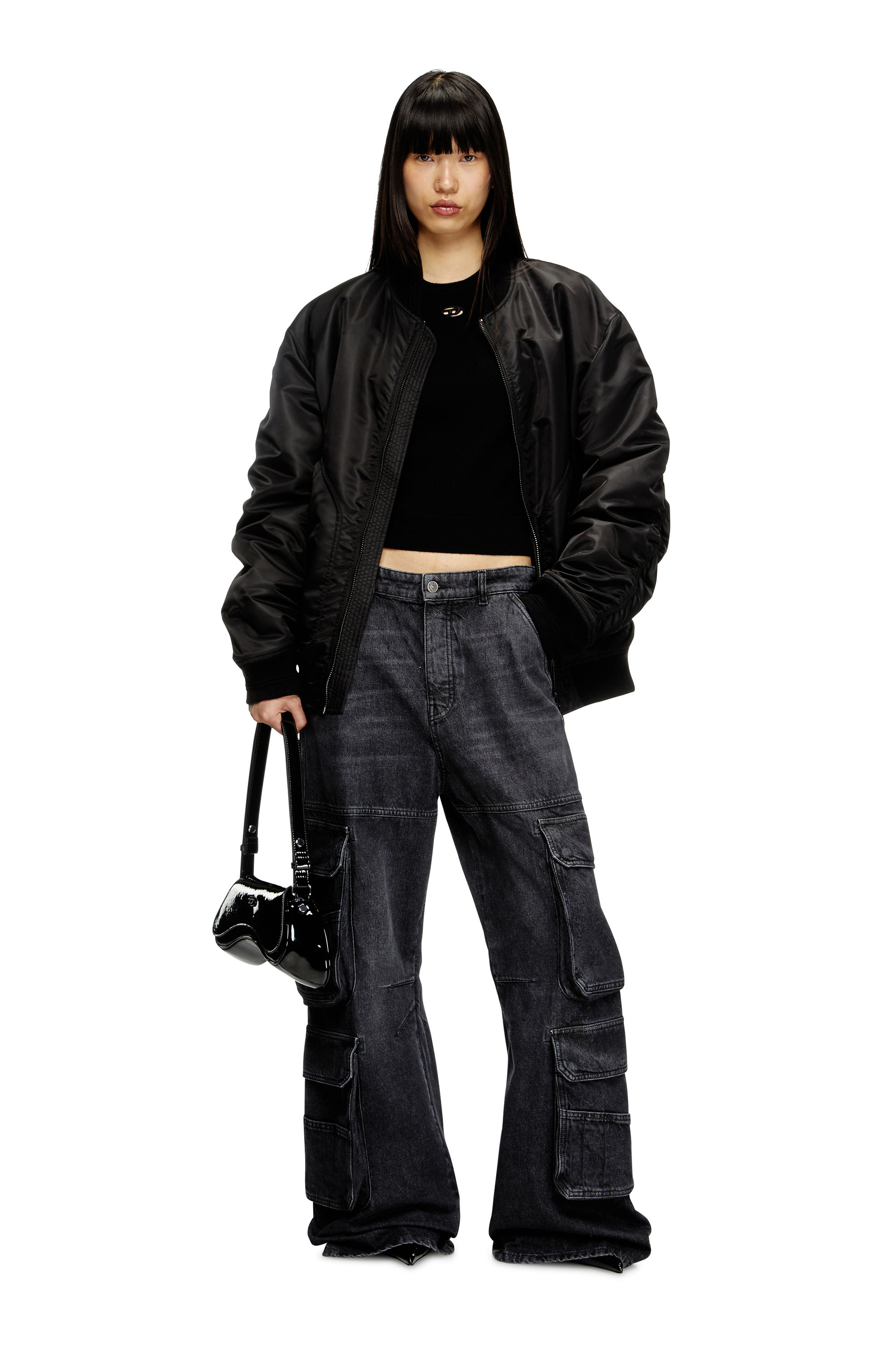 Diesel - M-AREESAX, Female's ニット in ブラック - 1